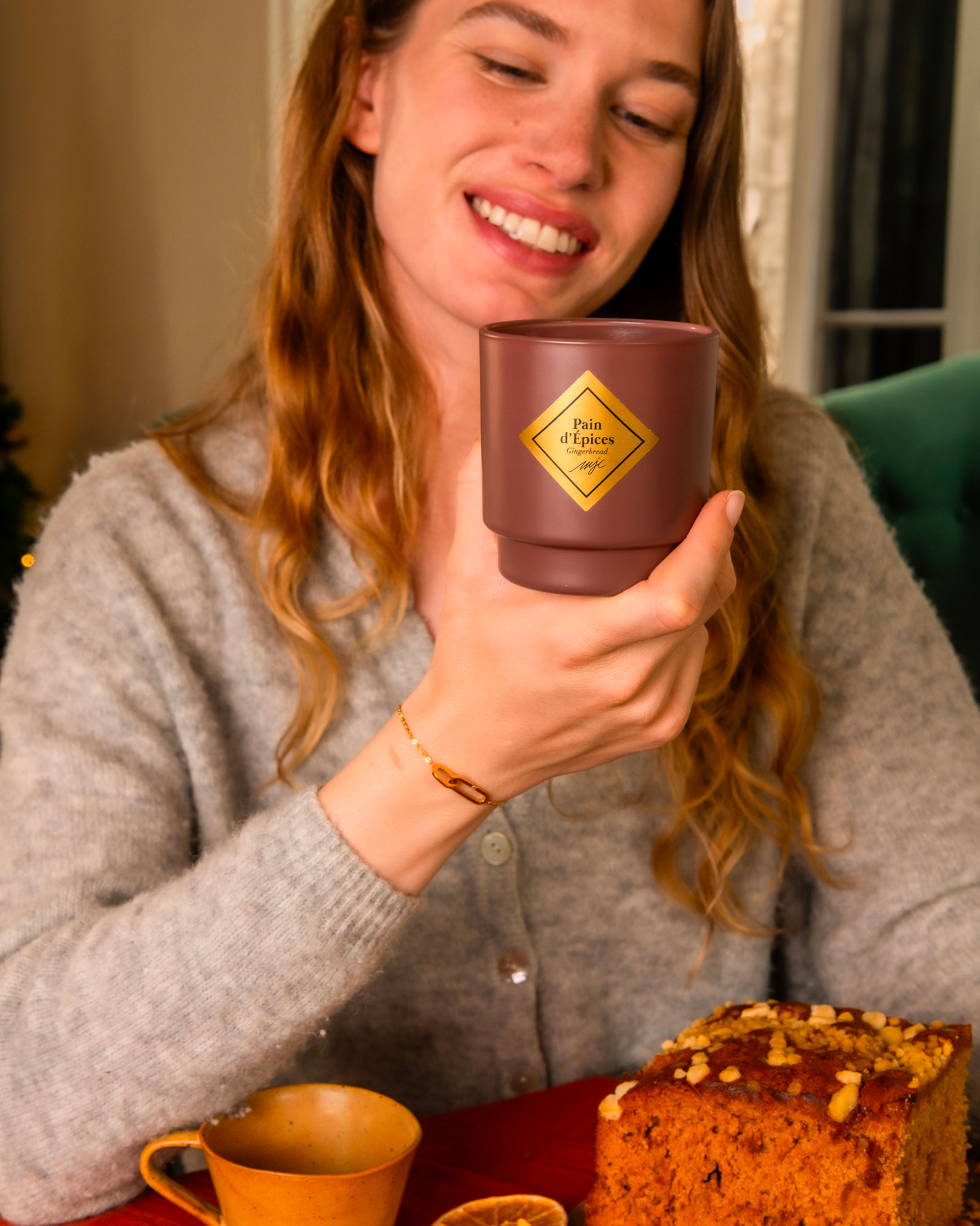 Vela con joya Pan de Especias