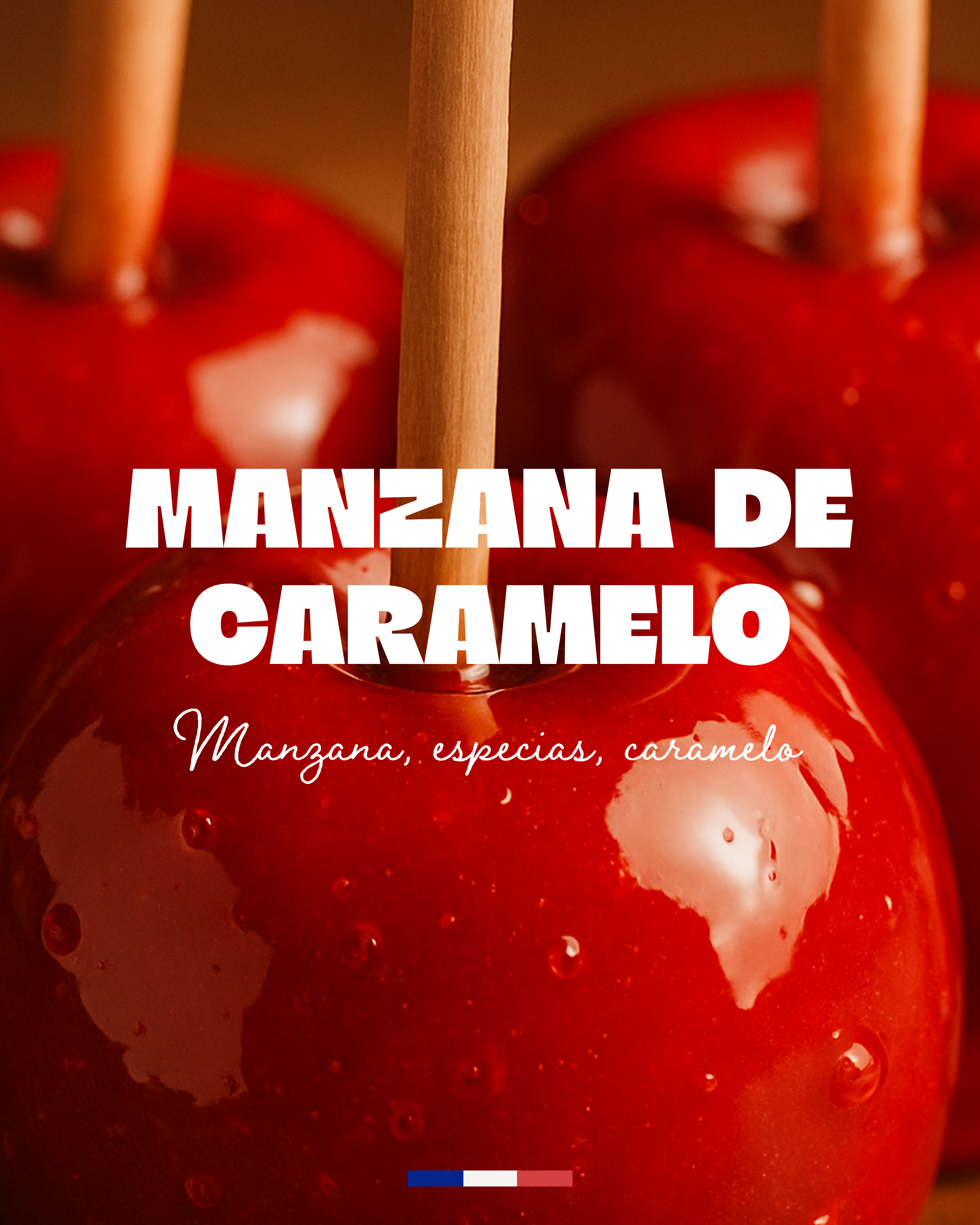 Vela con joya Manzana de Caramelo