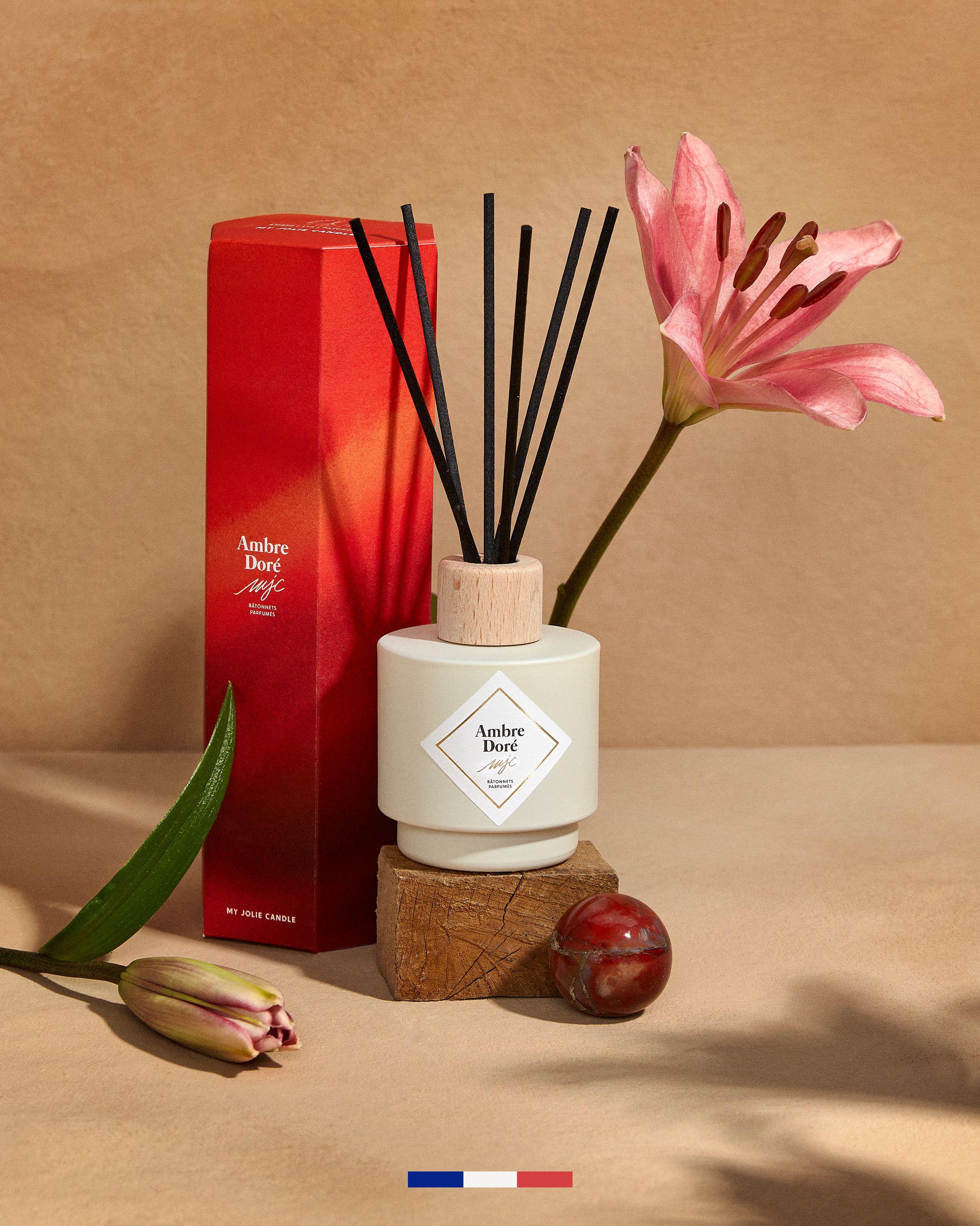 Bouquet perfumado Ámbar Dorado