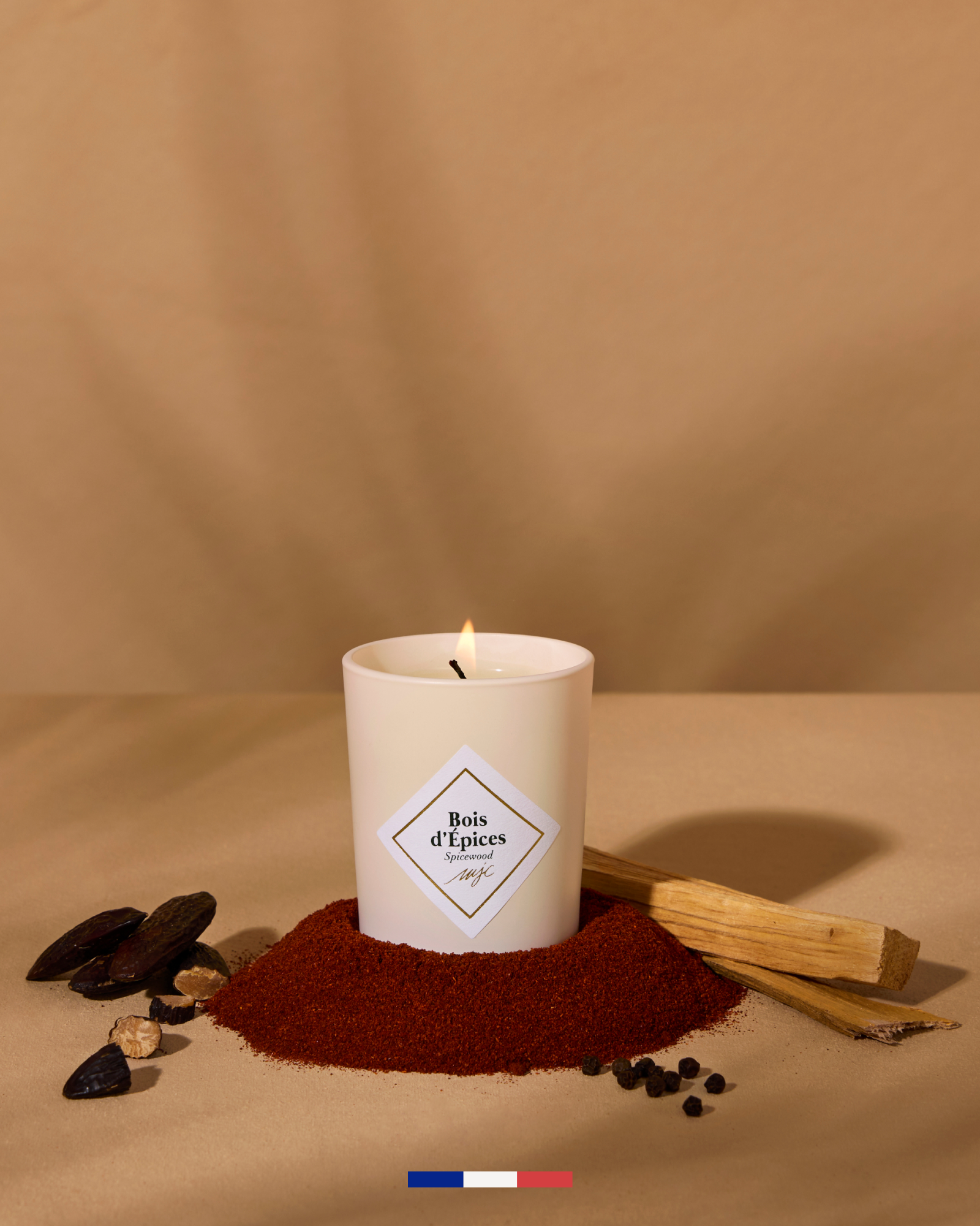 Vela pequeña Madera Especiada