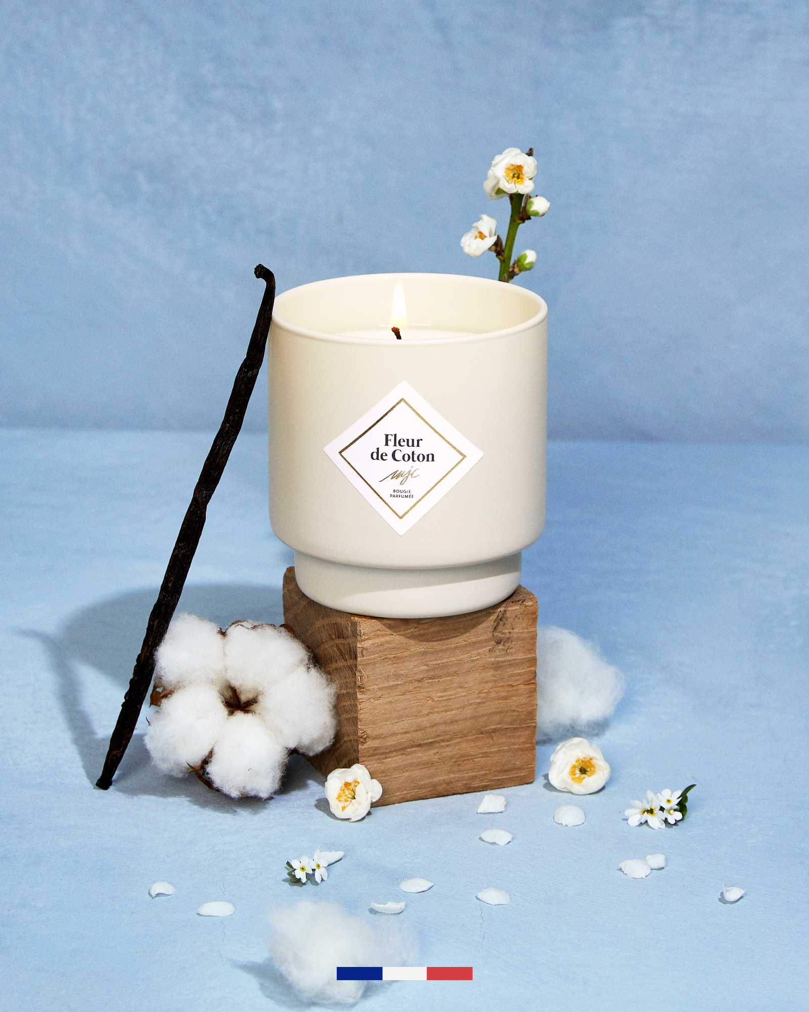 Vela Flor de Algodón