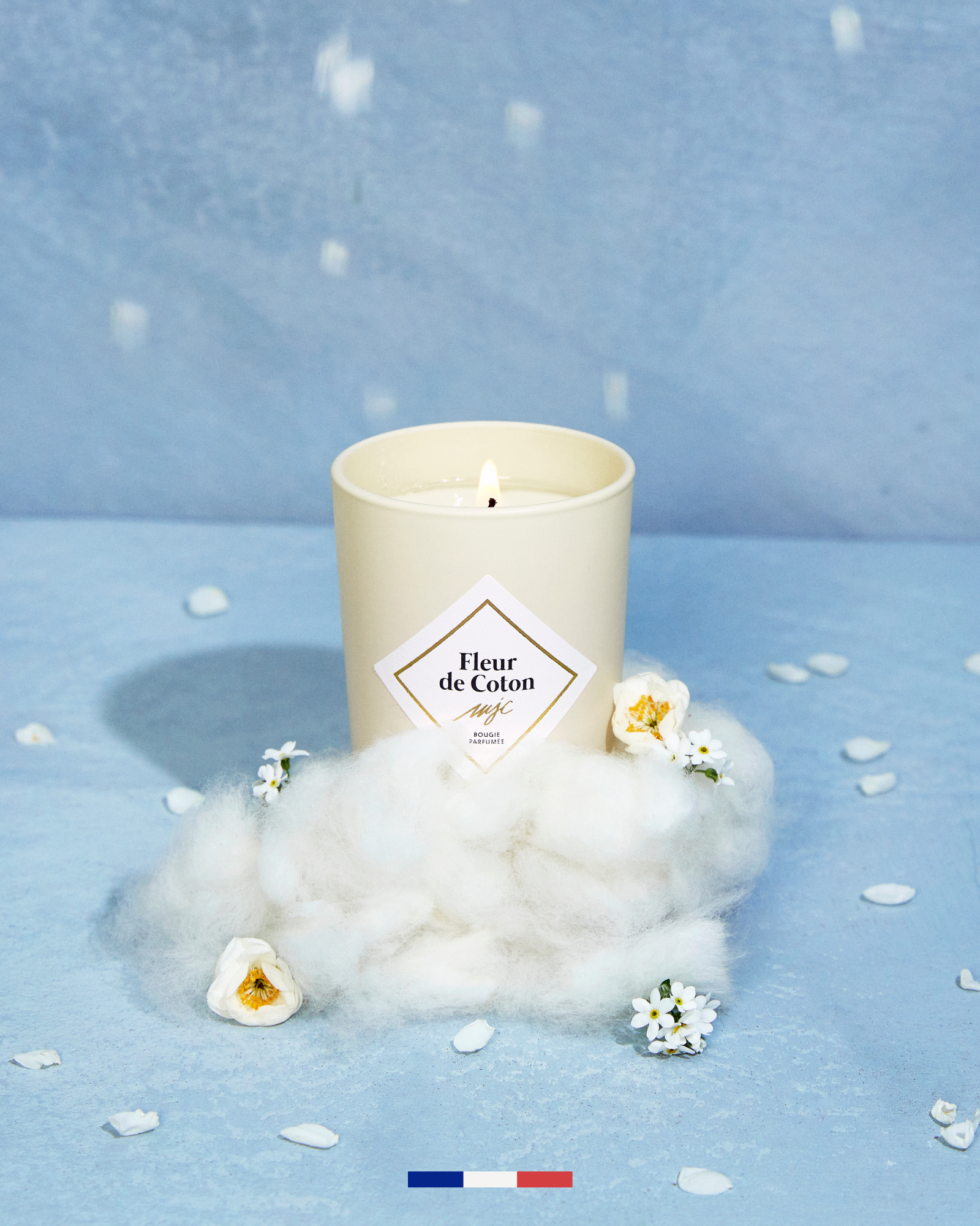 Vela pequeña Flor de Algodón