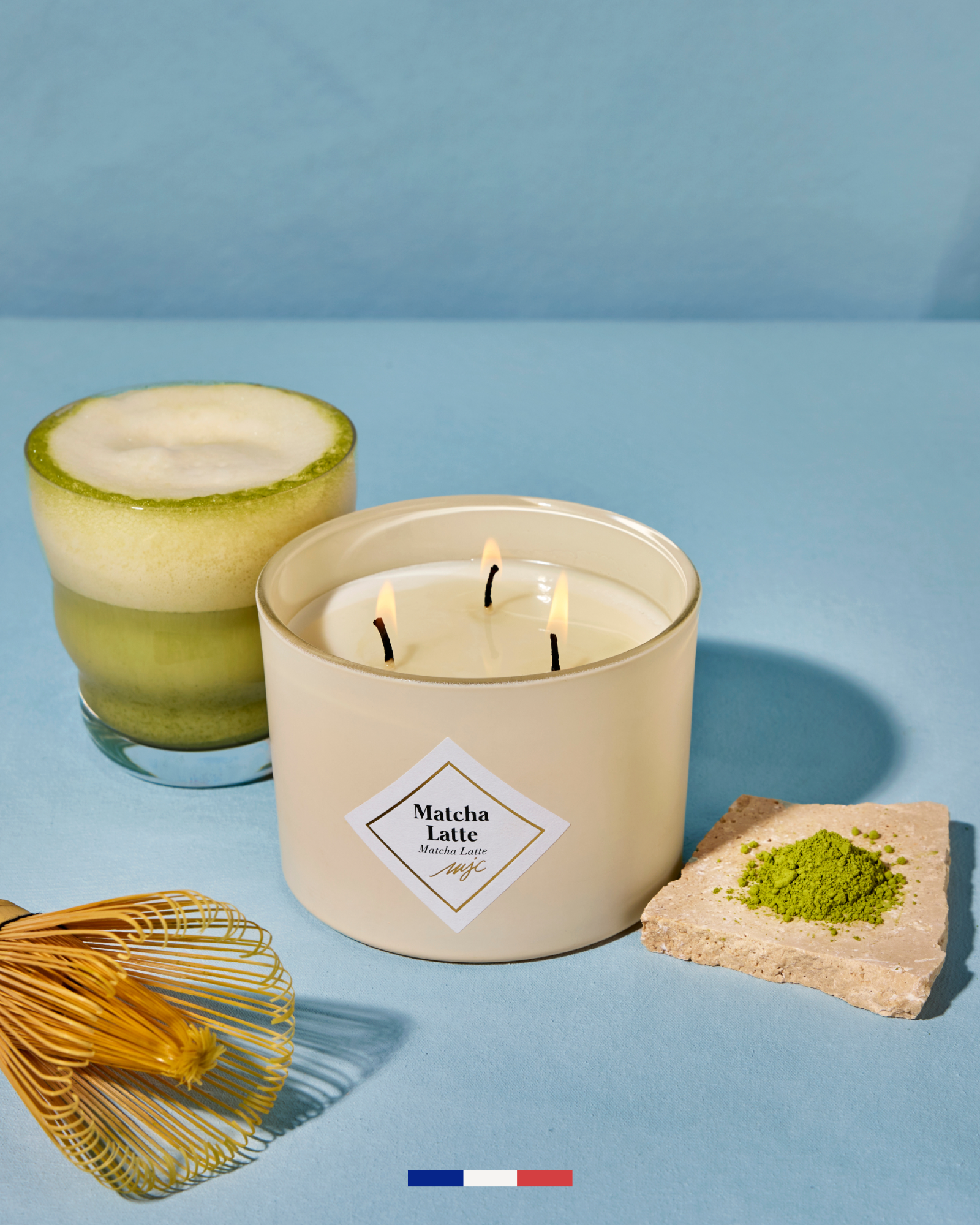 Vela grande Matcha Latte