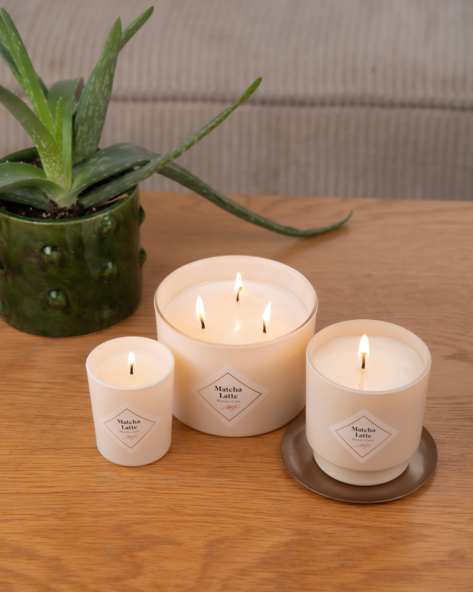 Vela pequeña Matcha Latte