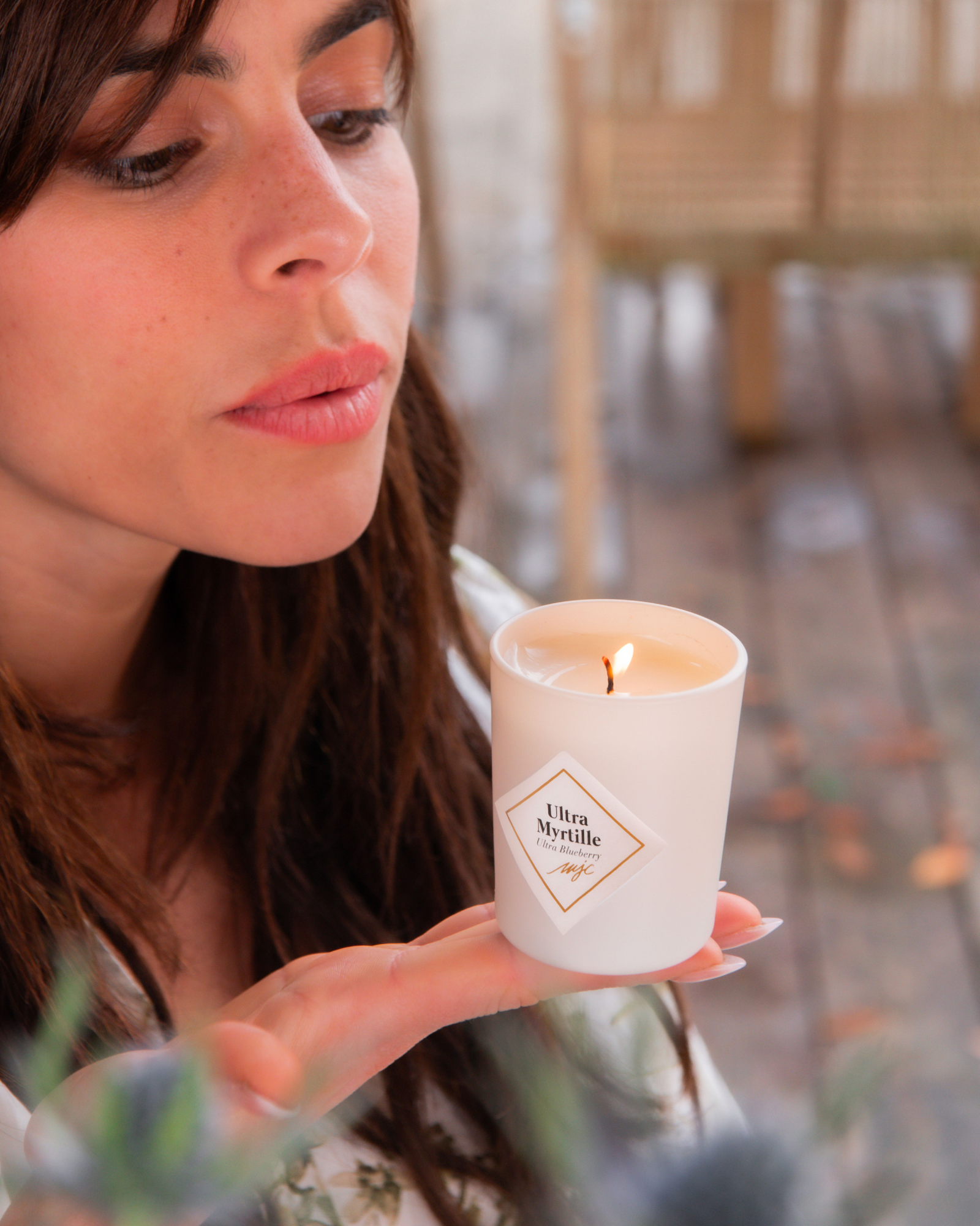 Vela pequeña Ultra Arándano