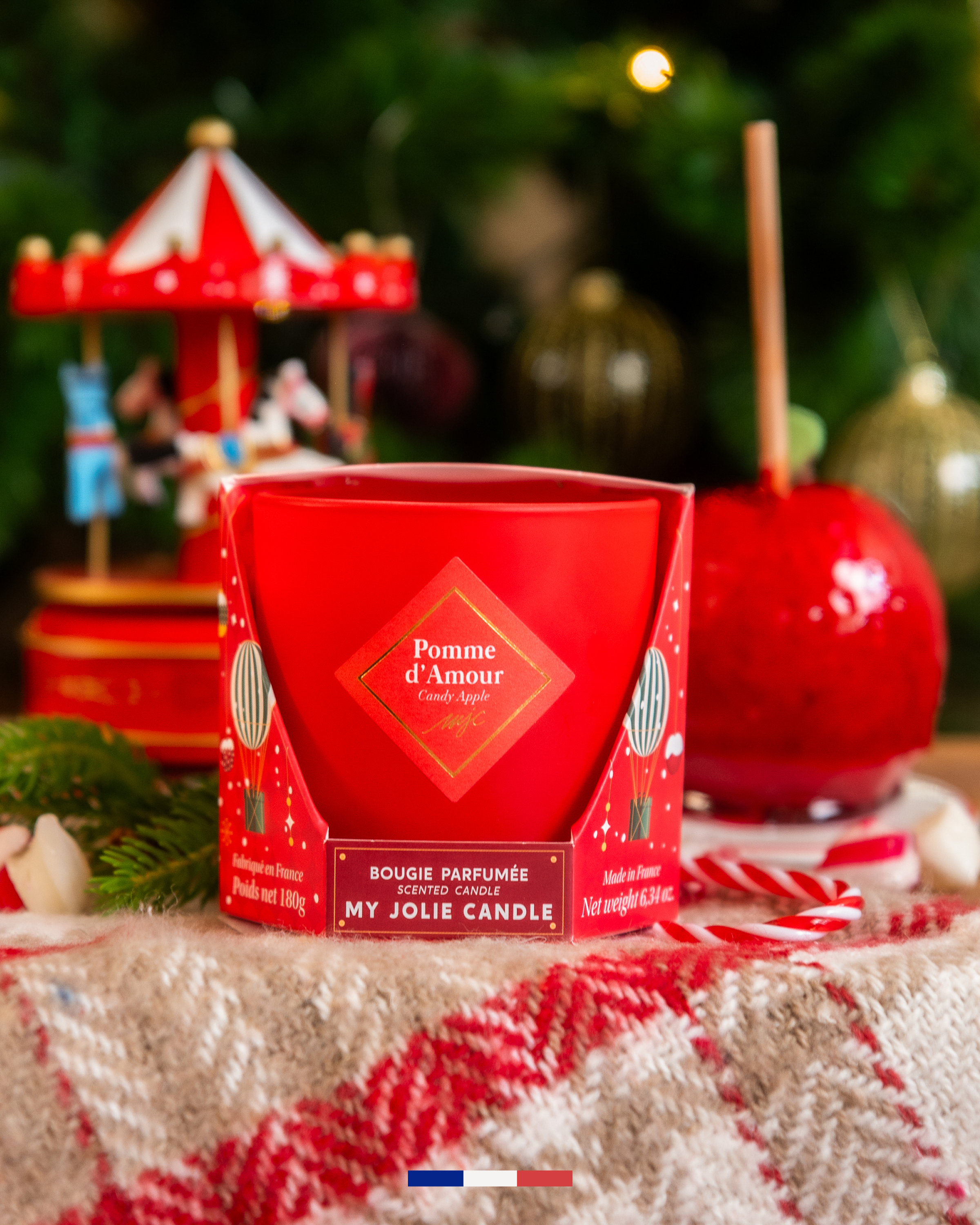 Vela de Manzana de caramelo