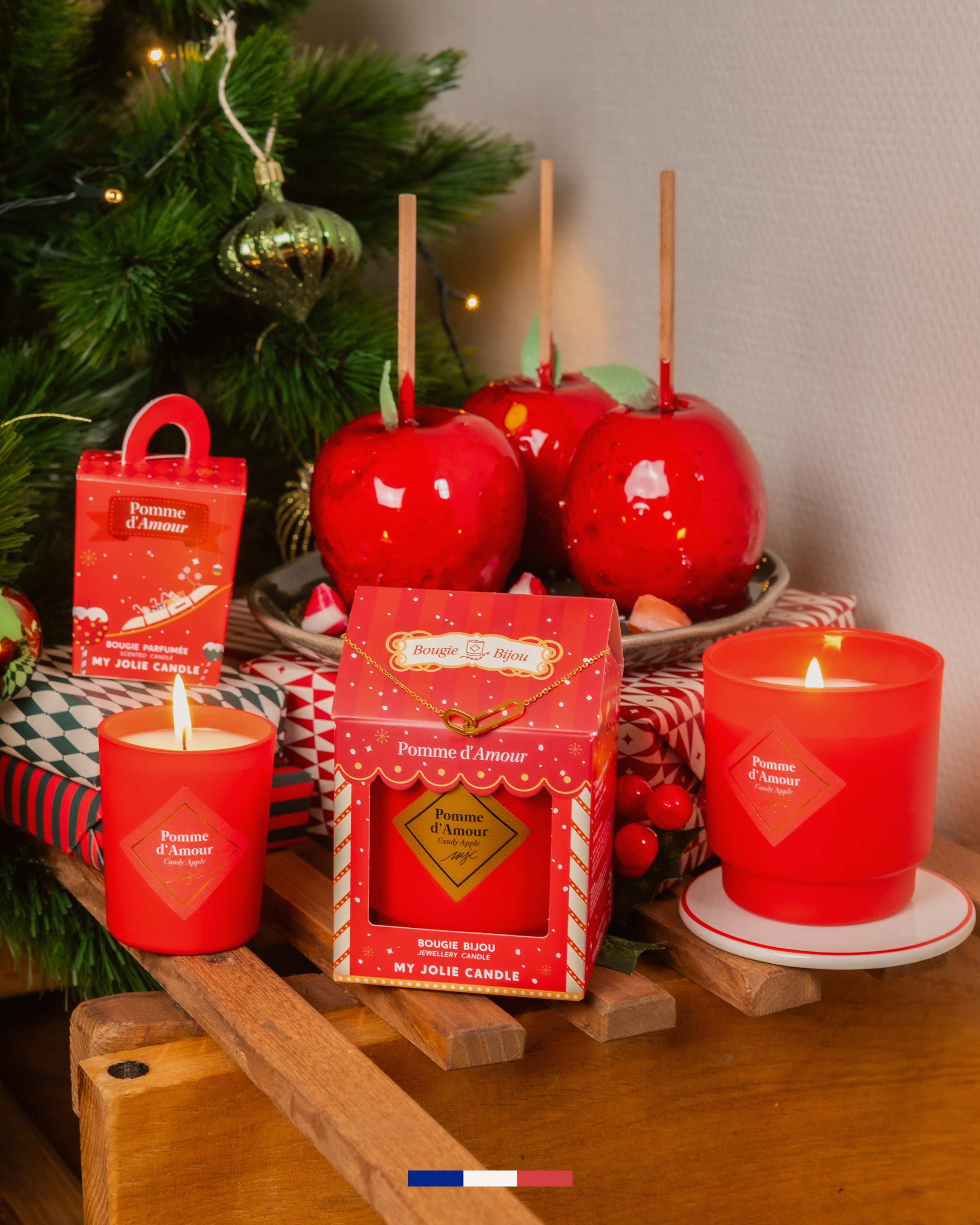 Vela de Manzana de caramelo