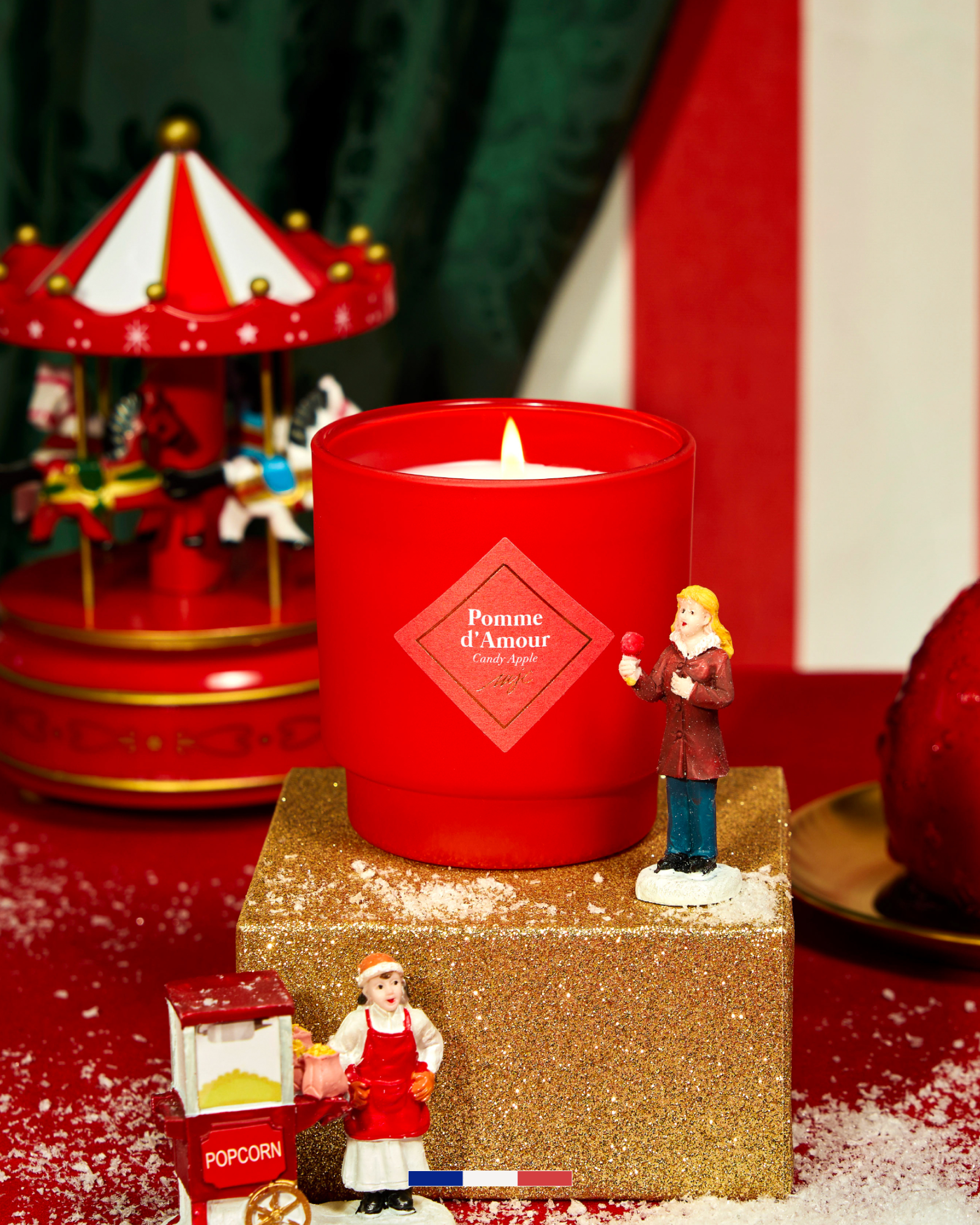 Vela de Manzana de caramelo