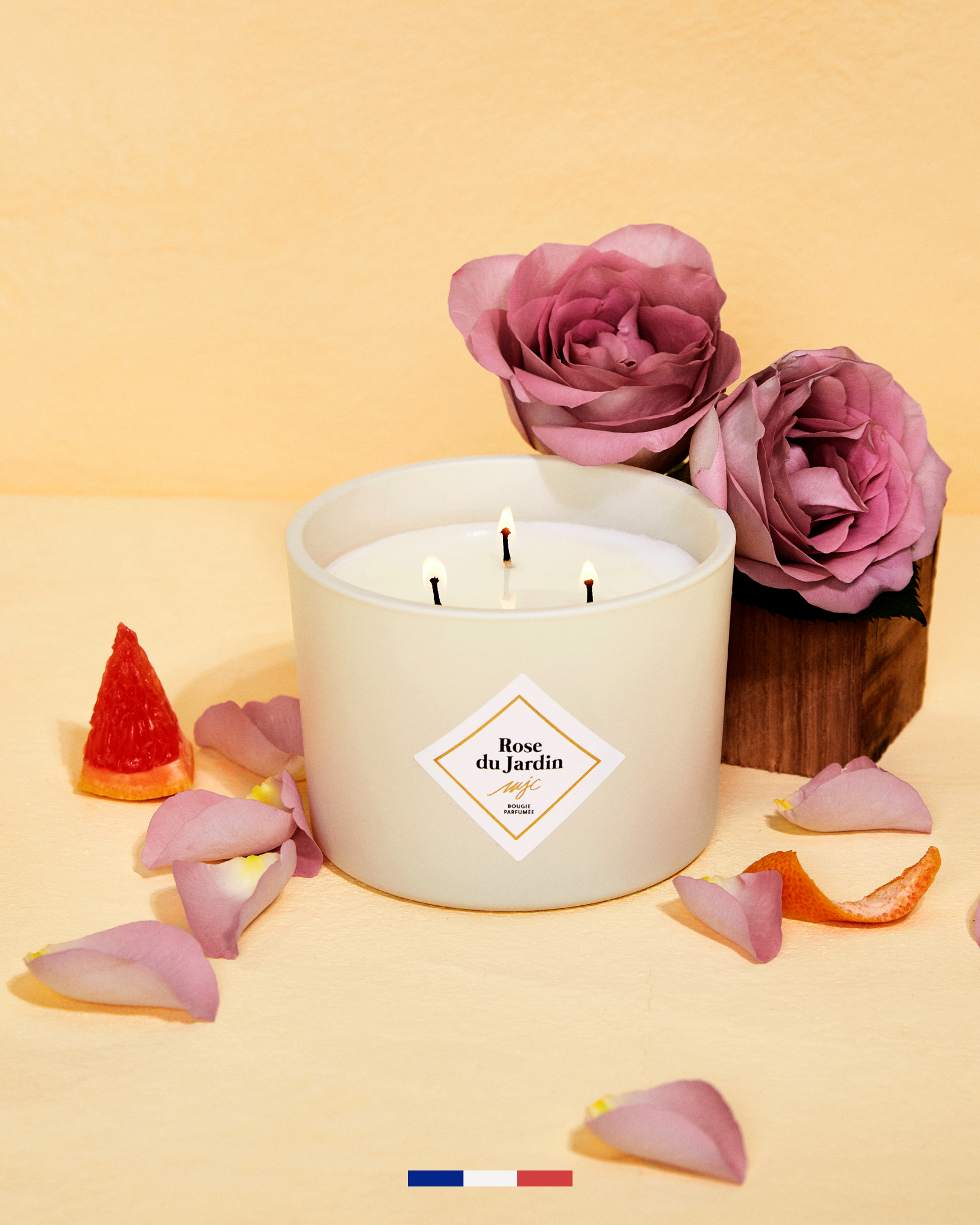 Vela grande Rosa del Jardín