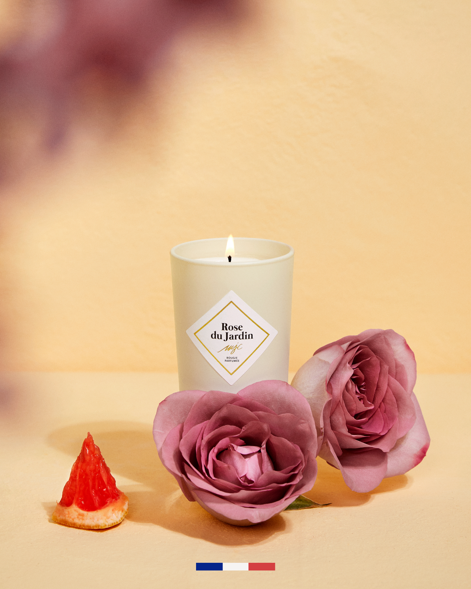 Vela pequeña Rosa del Jardín