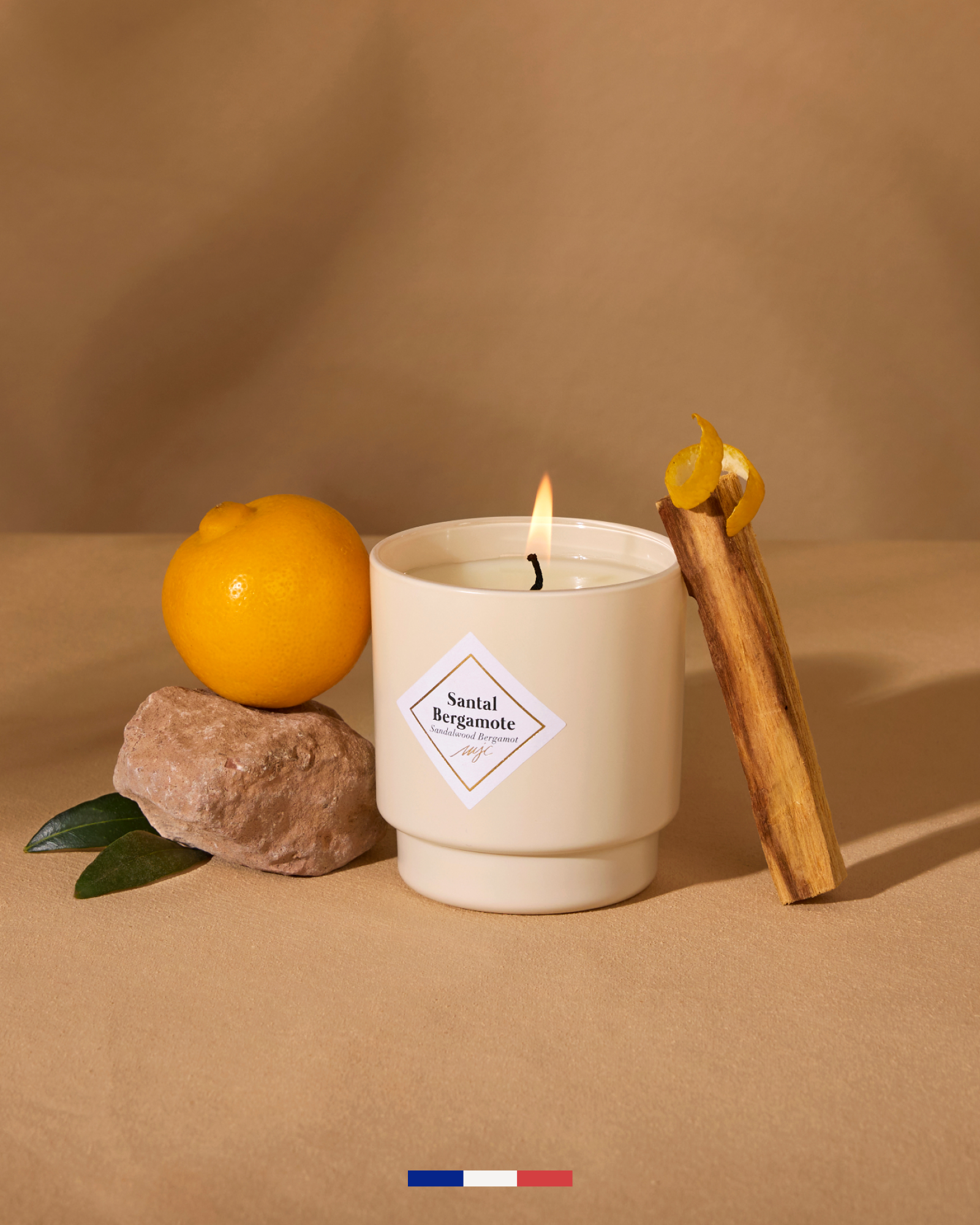 Vela Sándalo Bergamota