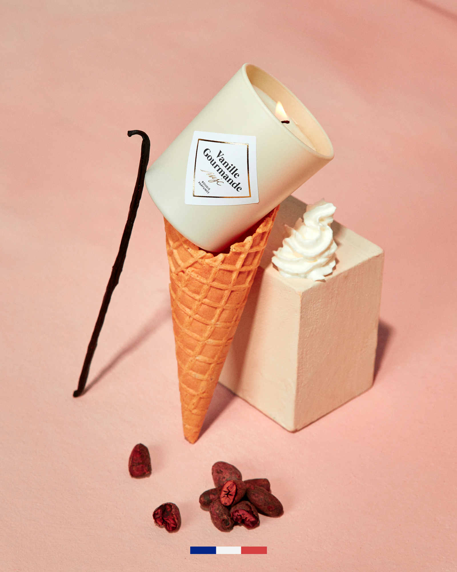 Vela pequeña Vainilla Gourmet