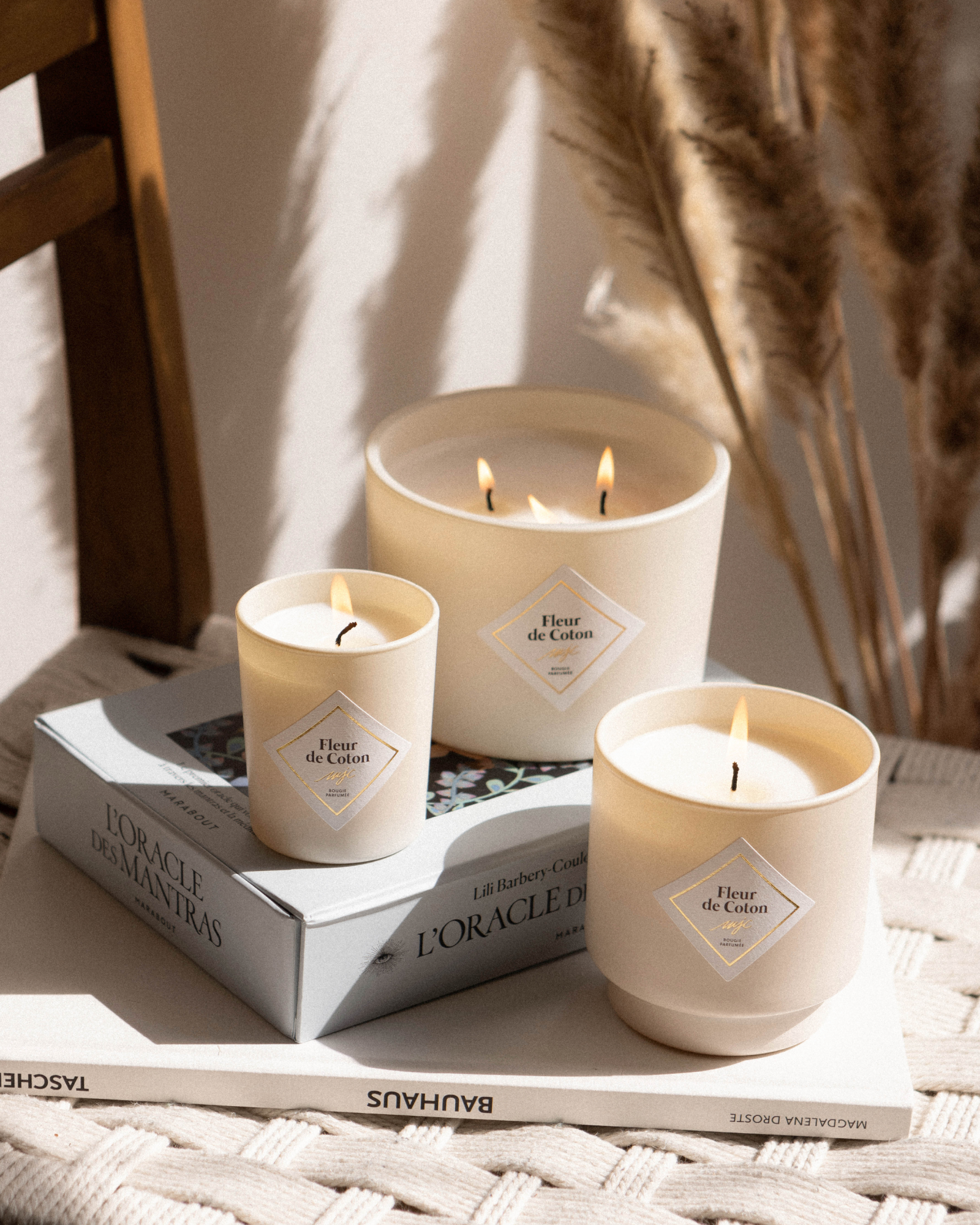 Vela pequeña Flor de Algodón