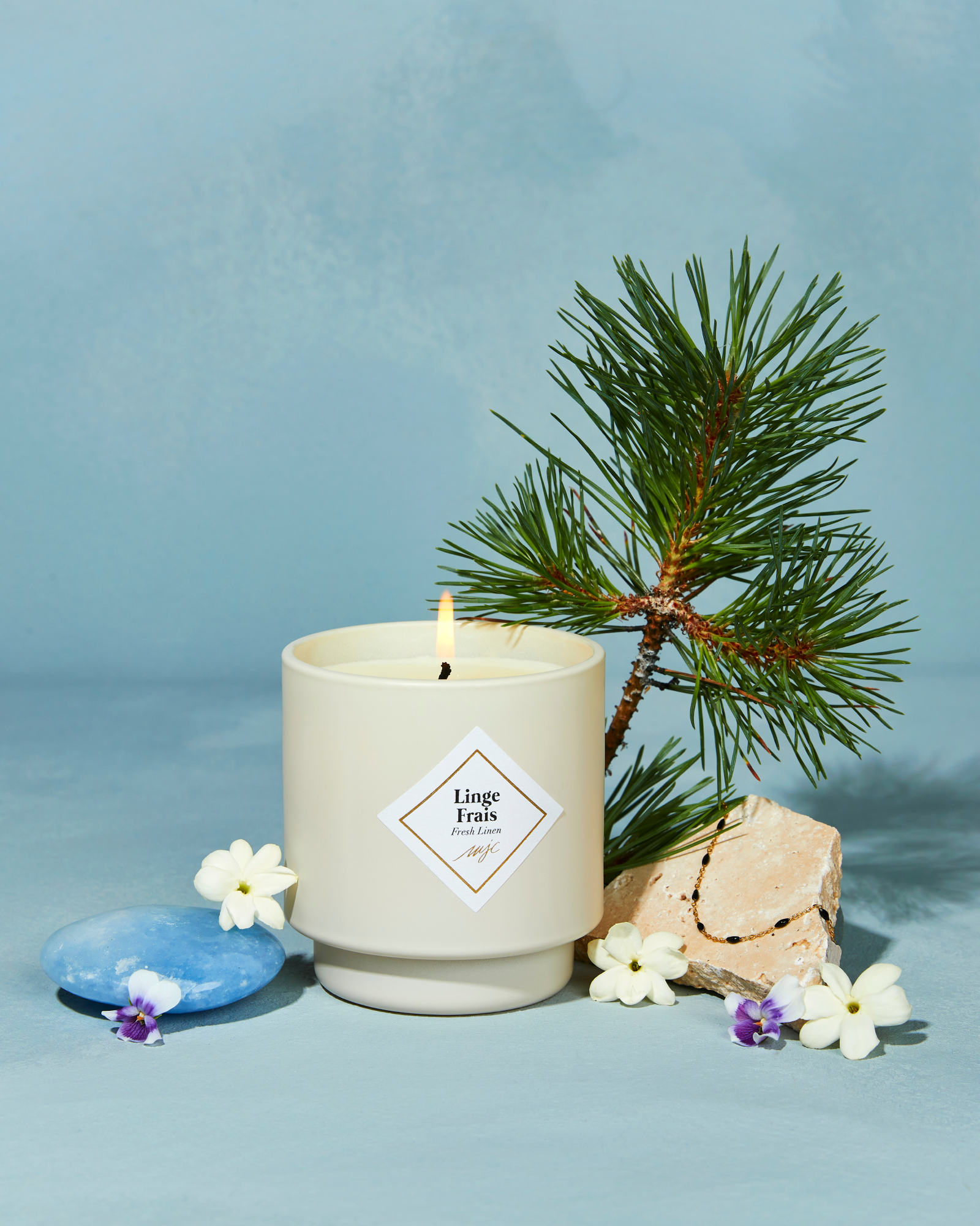 Vela con joya Ropa Fresca