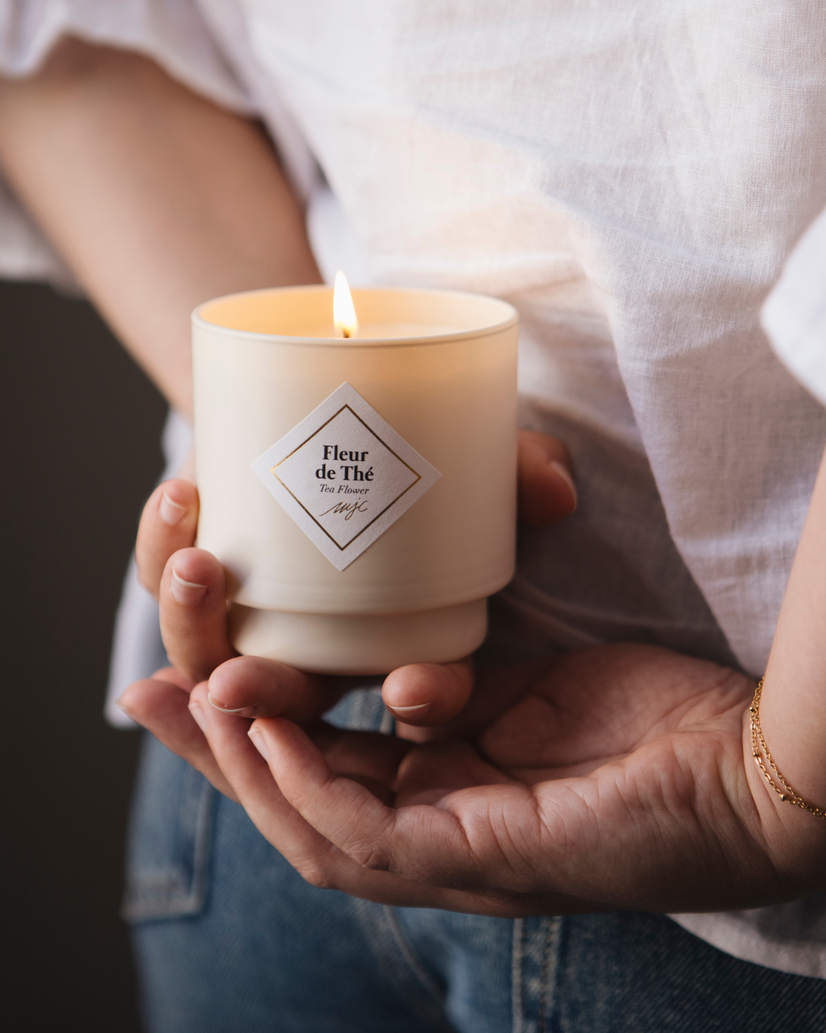 Vela Flor de Té
