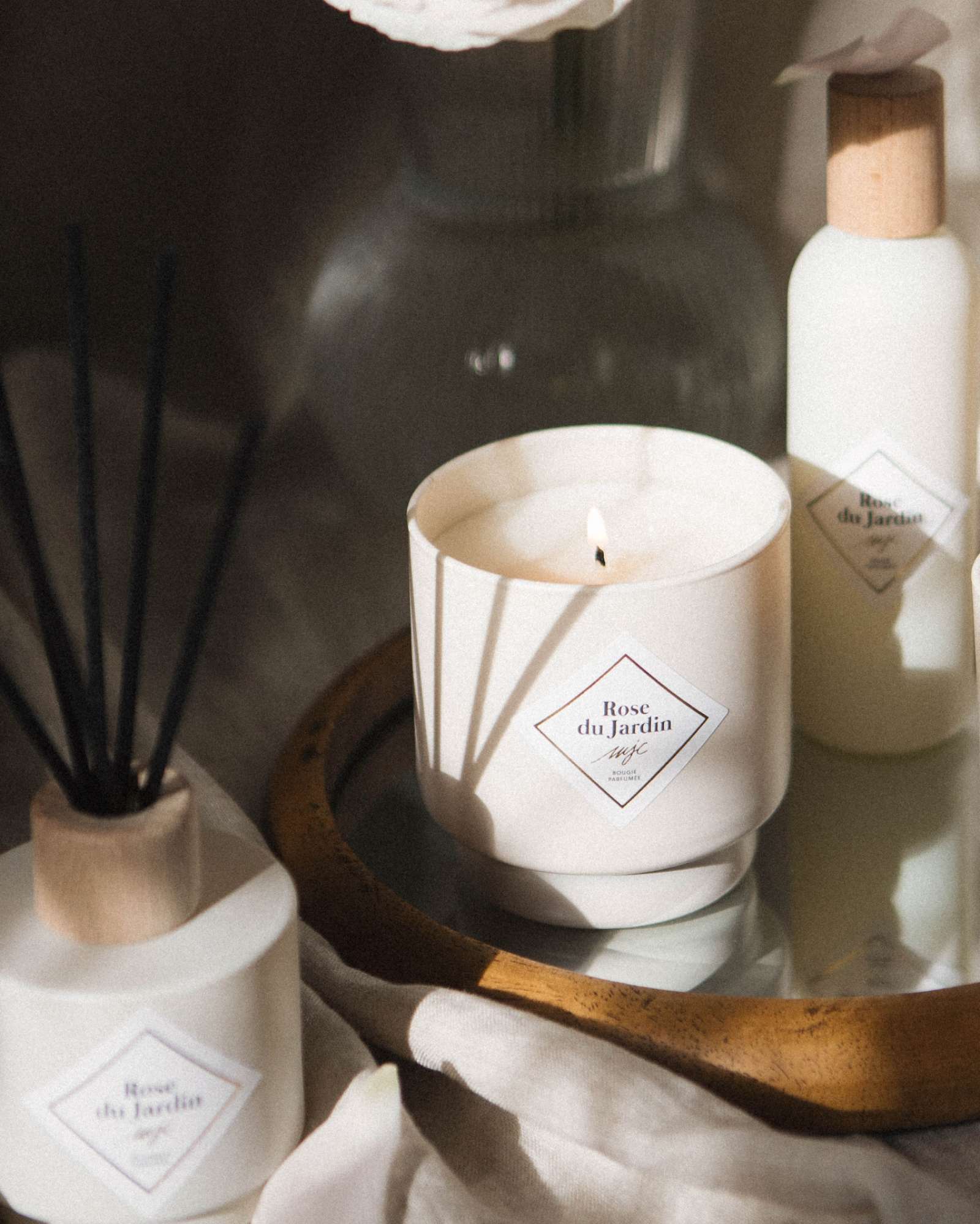 Vela Rosa del Jardín