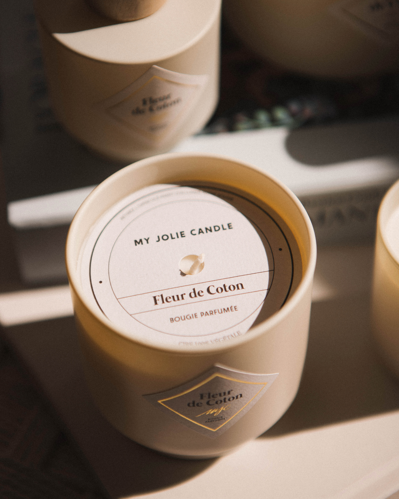 Vela Flor de Algodón