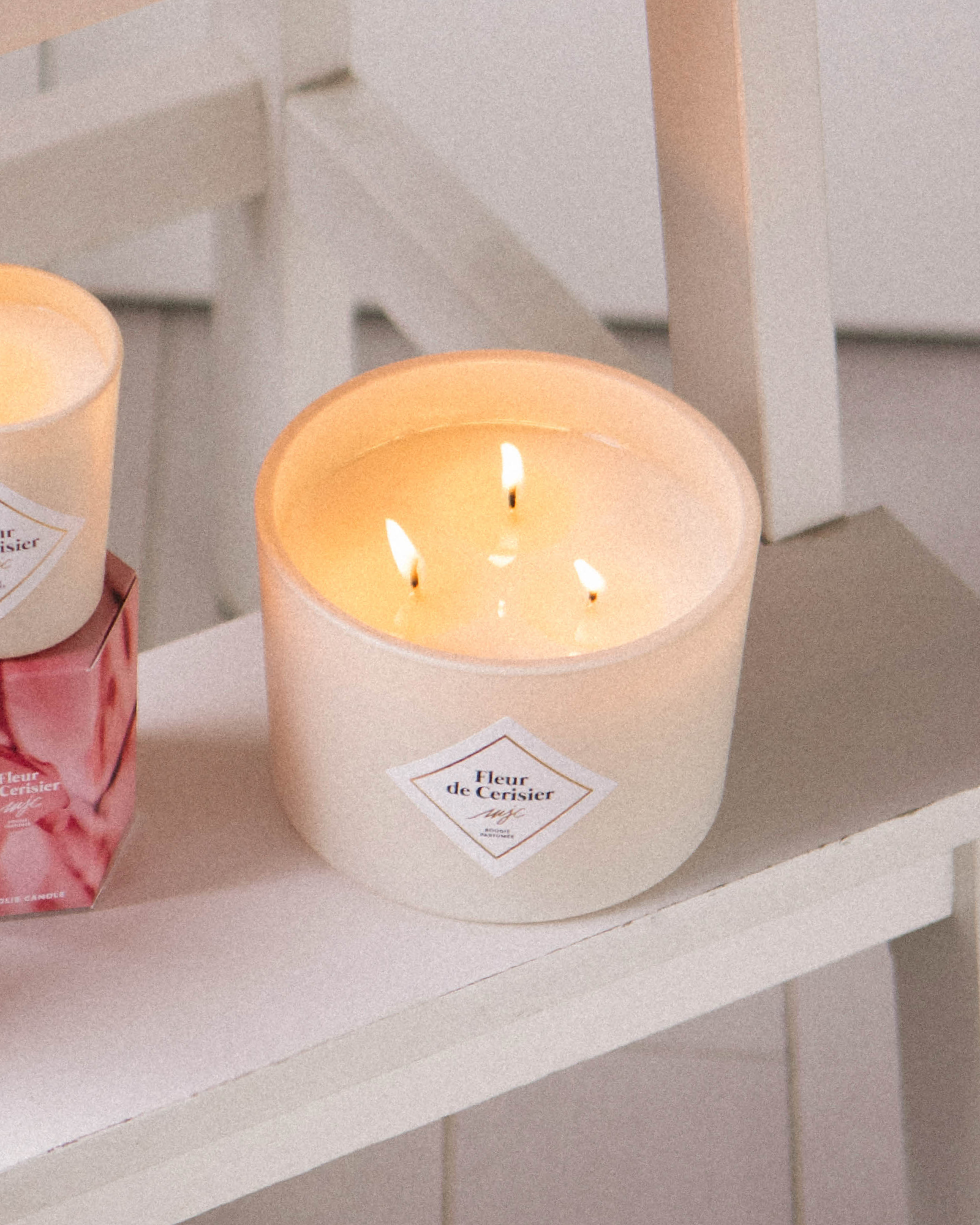 Vela grande Flor de Cerezo