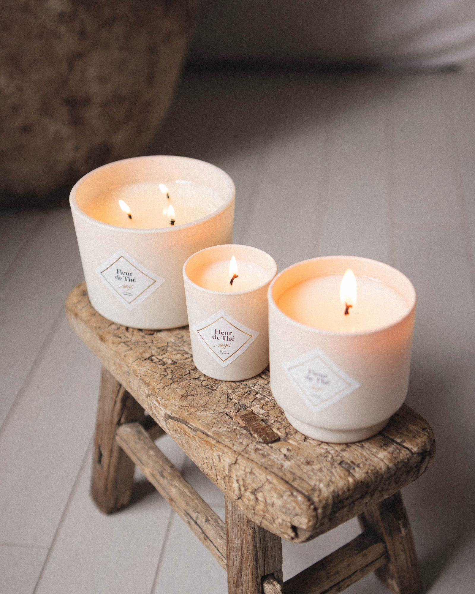 Vela grande Flor de Té