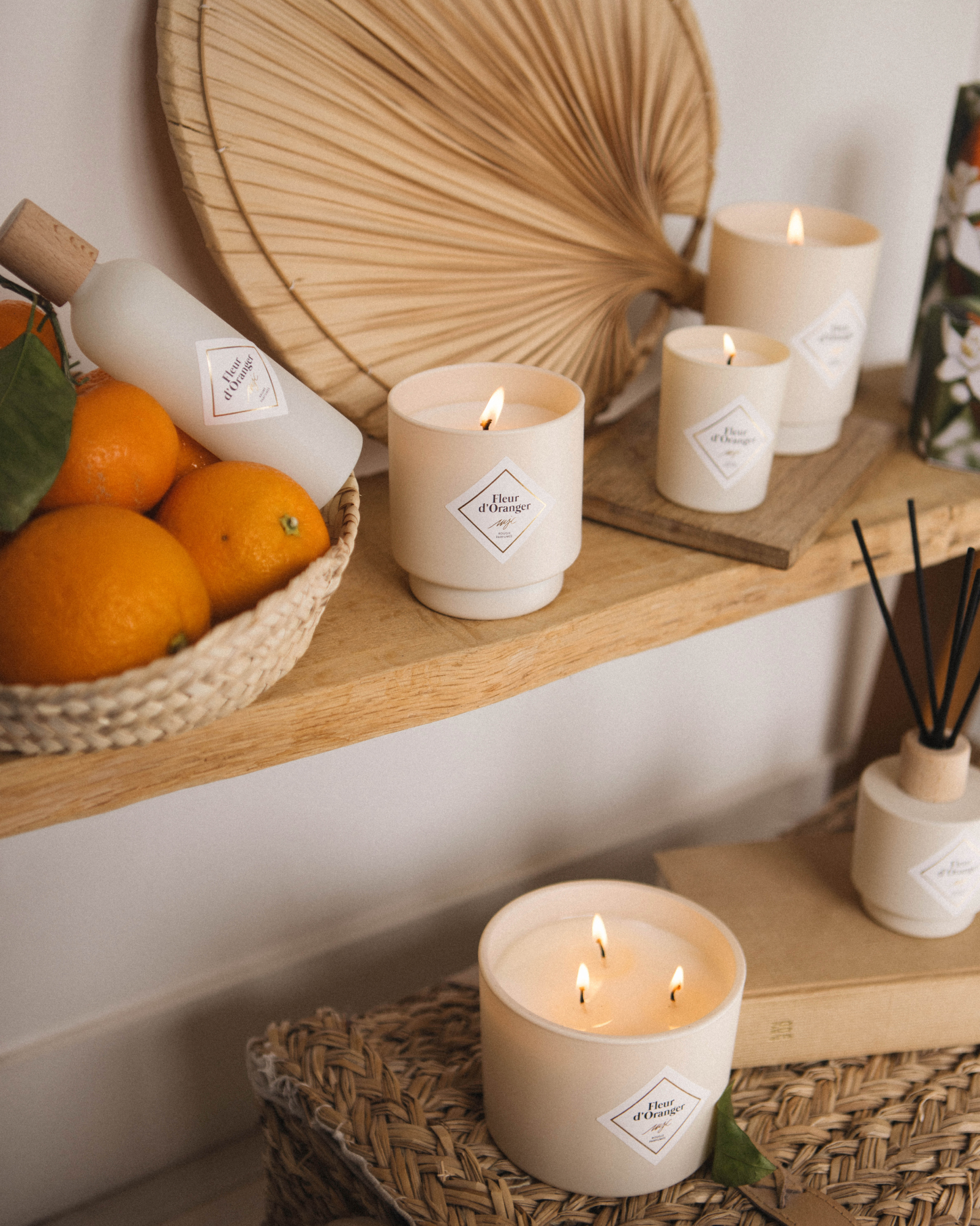 Vela grande Flor de Azahar