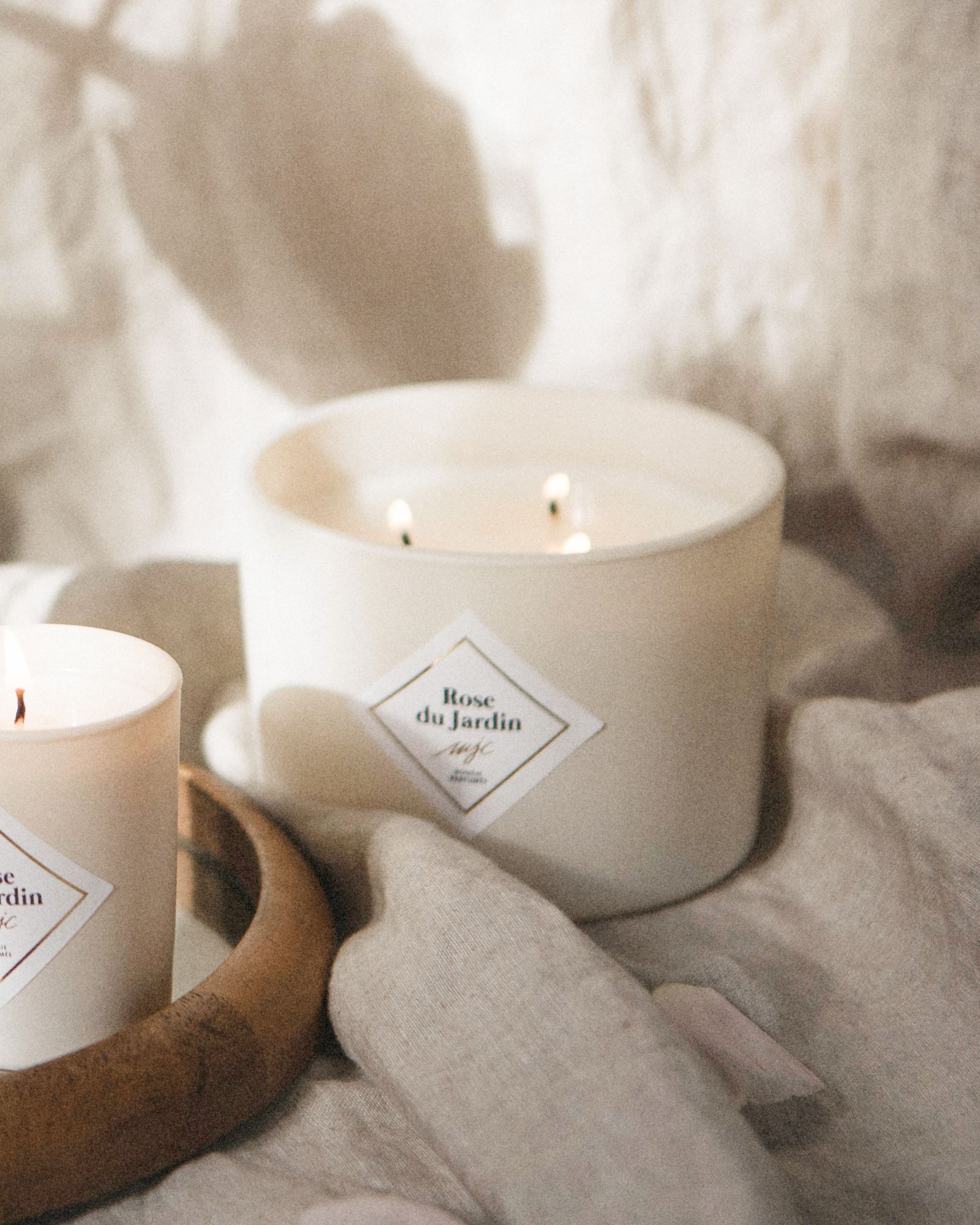 Vela grande Rosa del Jardín