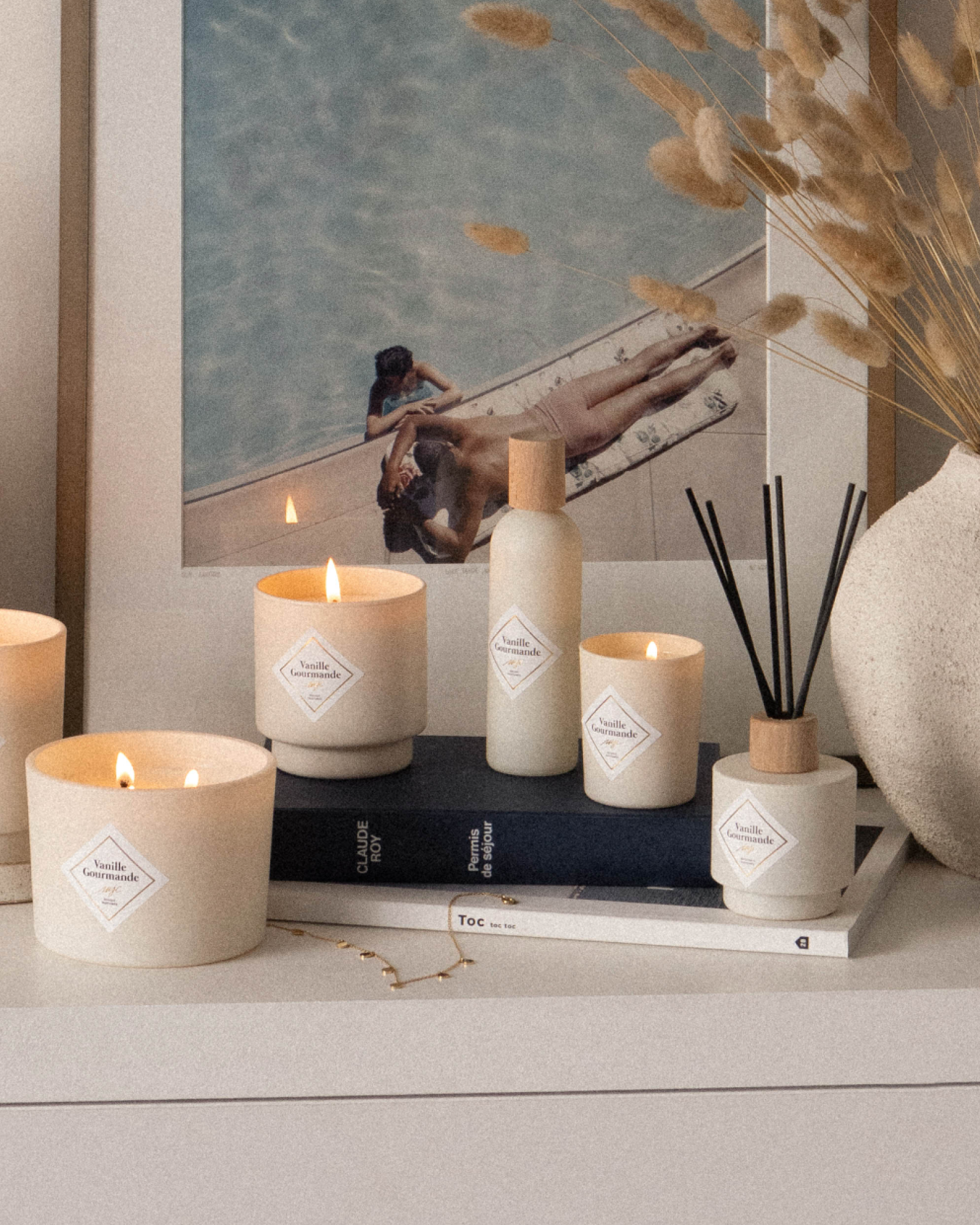 Vela grande Vainilla Gourmet