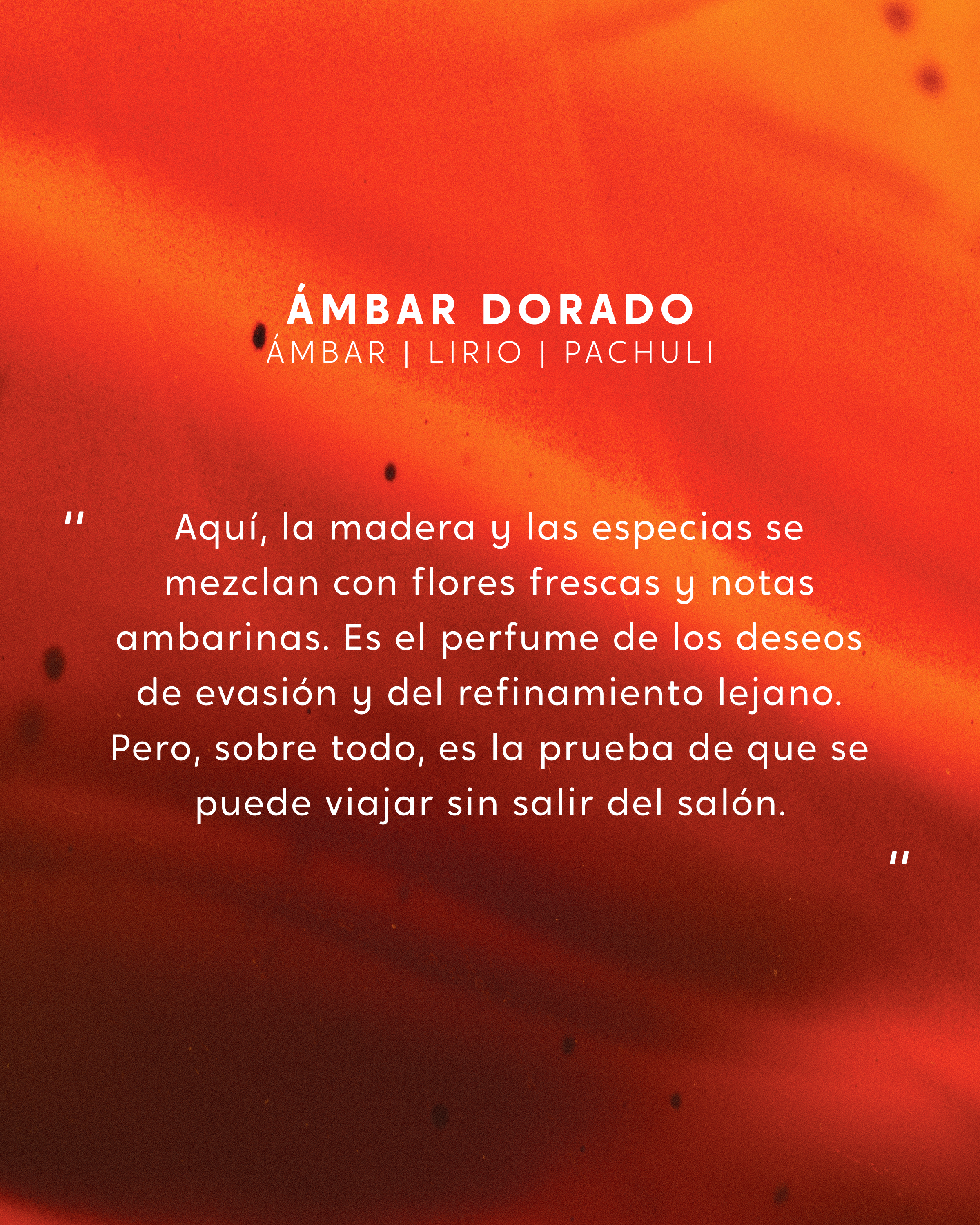 Vela pequeña Ámbar Dorado