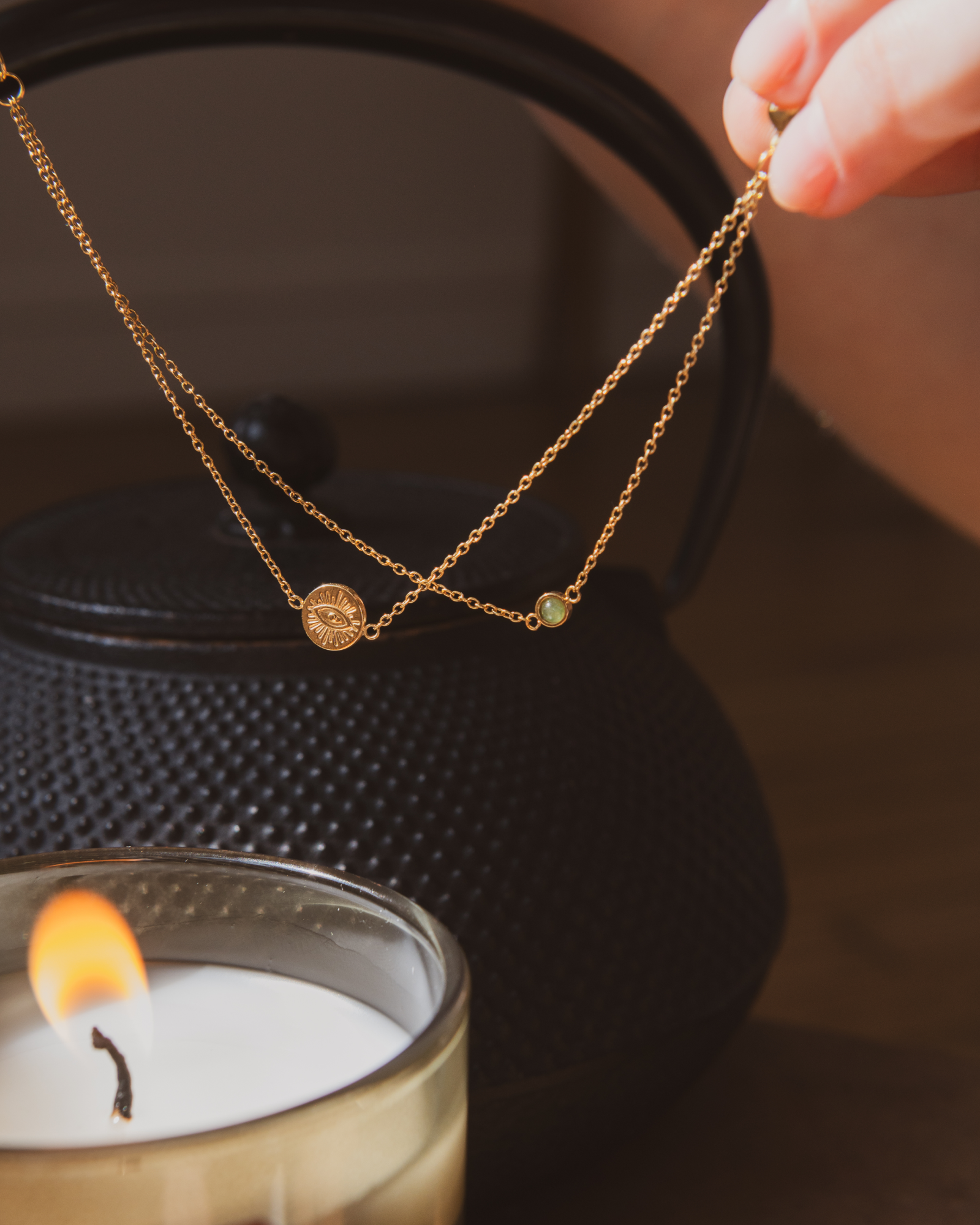 Velas con joya Las Místicas