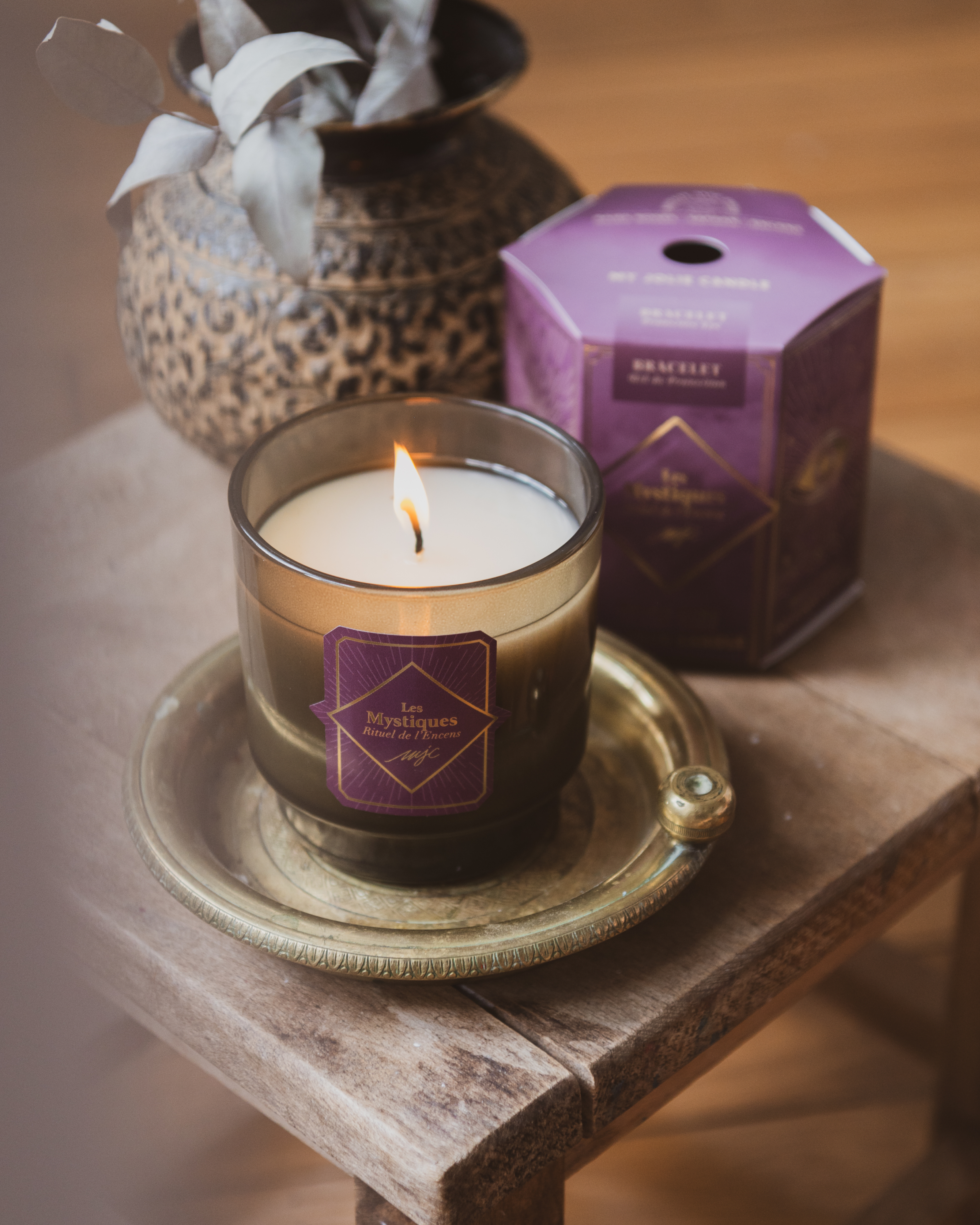 Velas con joya Las Místicas