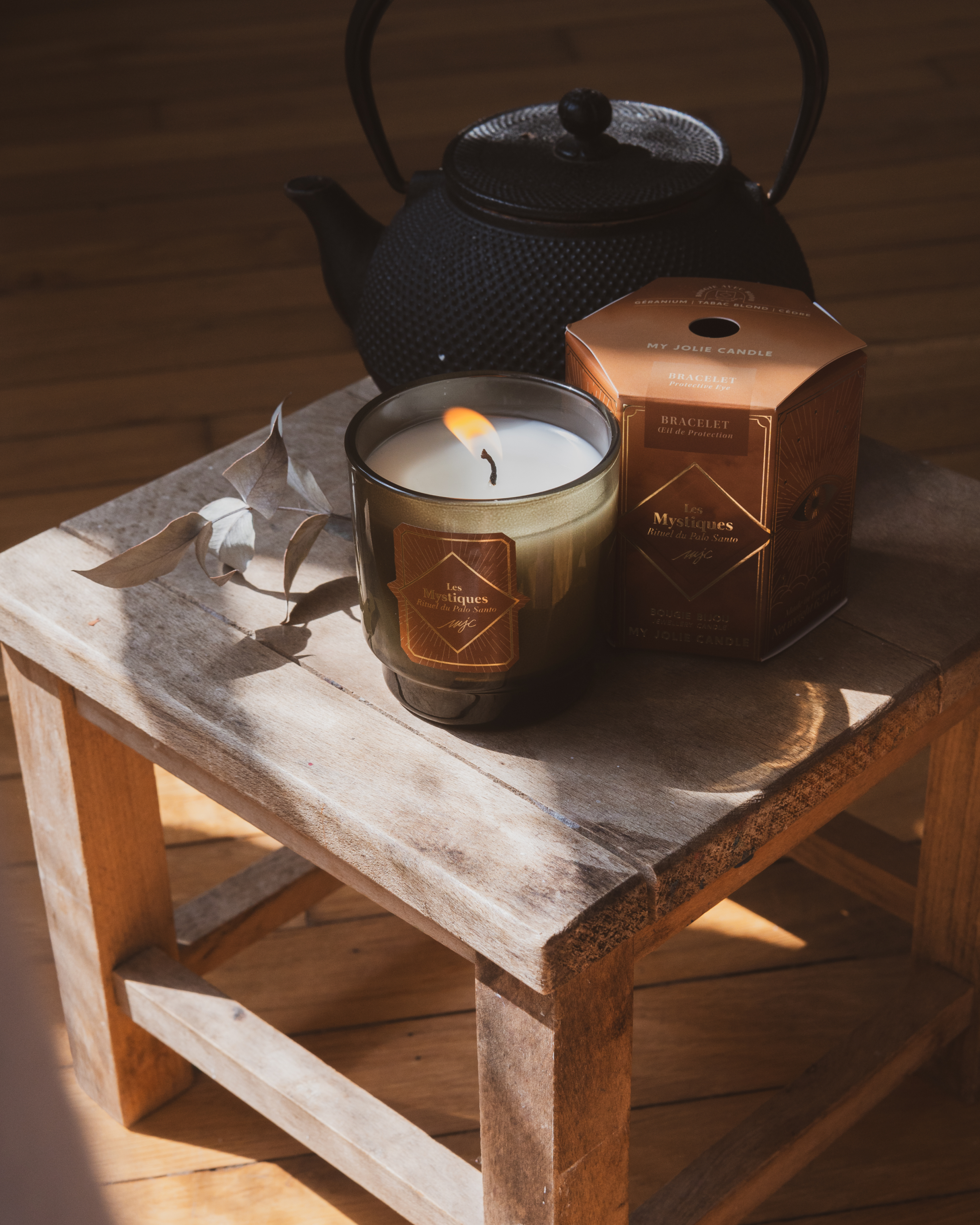 Velas con joya Las Místicas