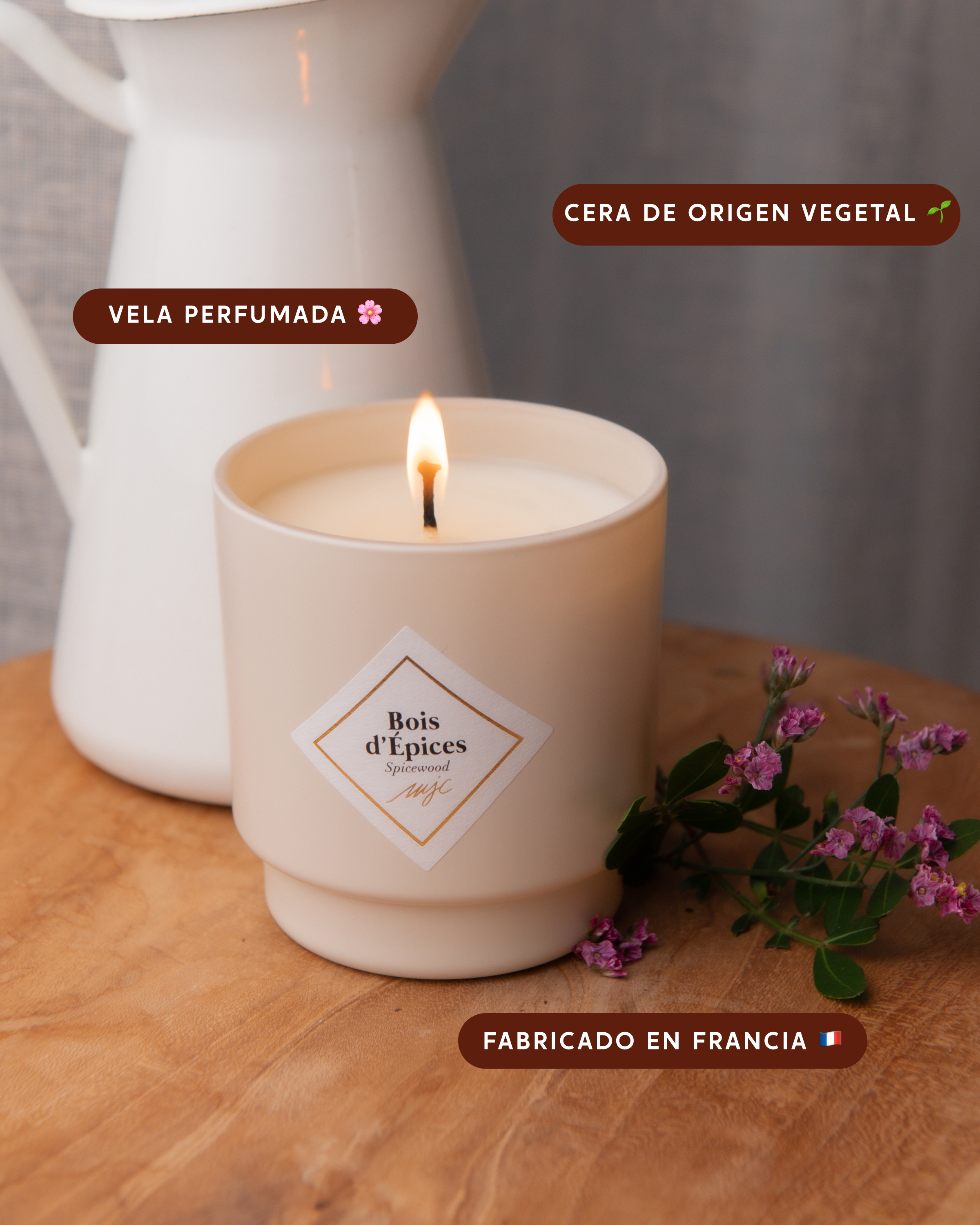 Vela Madera Especiada
