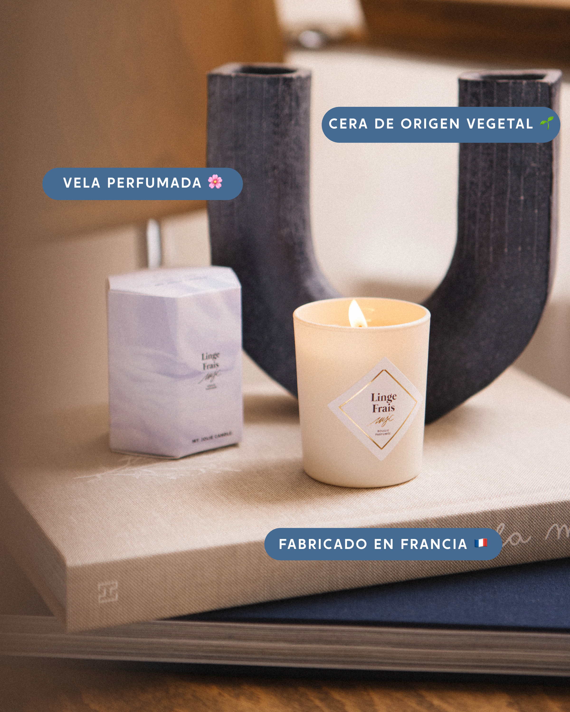 Vela pequeña Ropa Fresca