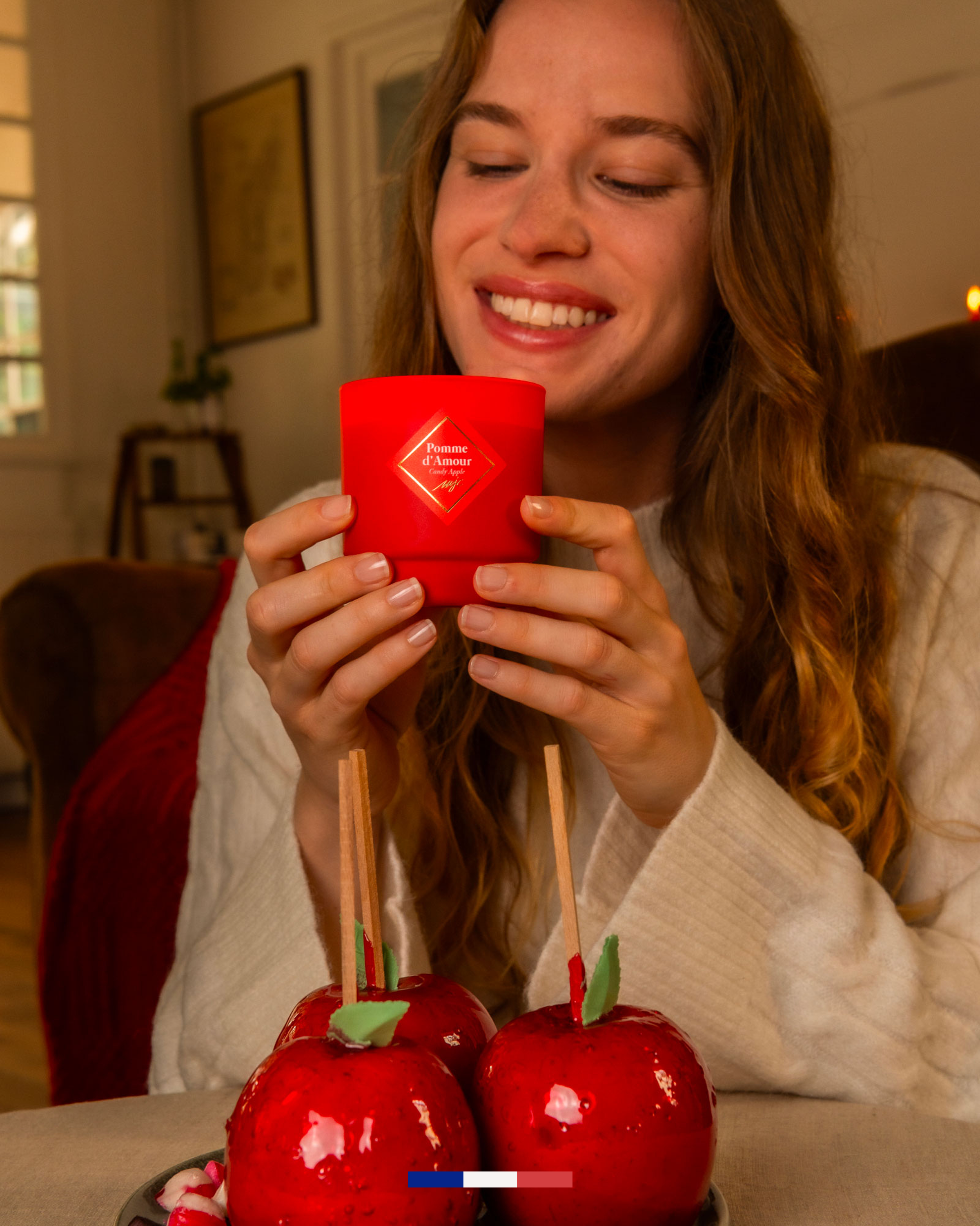 Vela de Manzana de caramelo