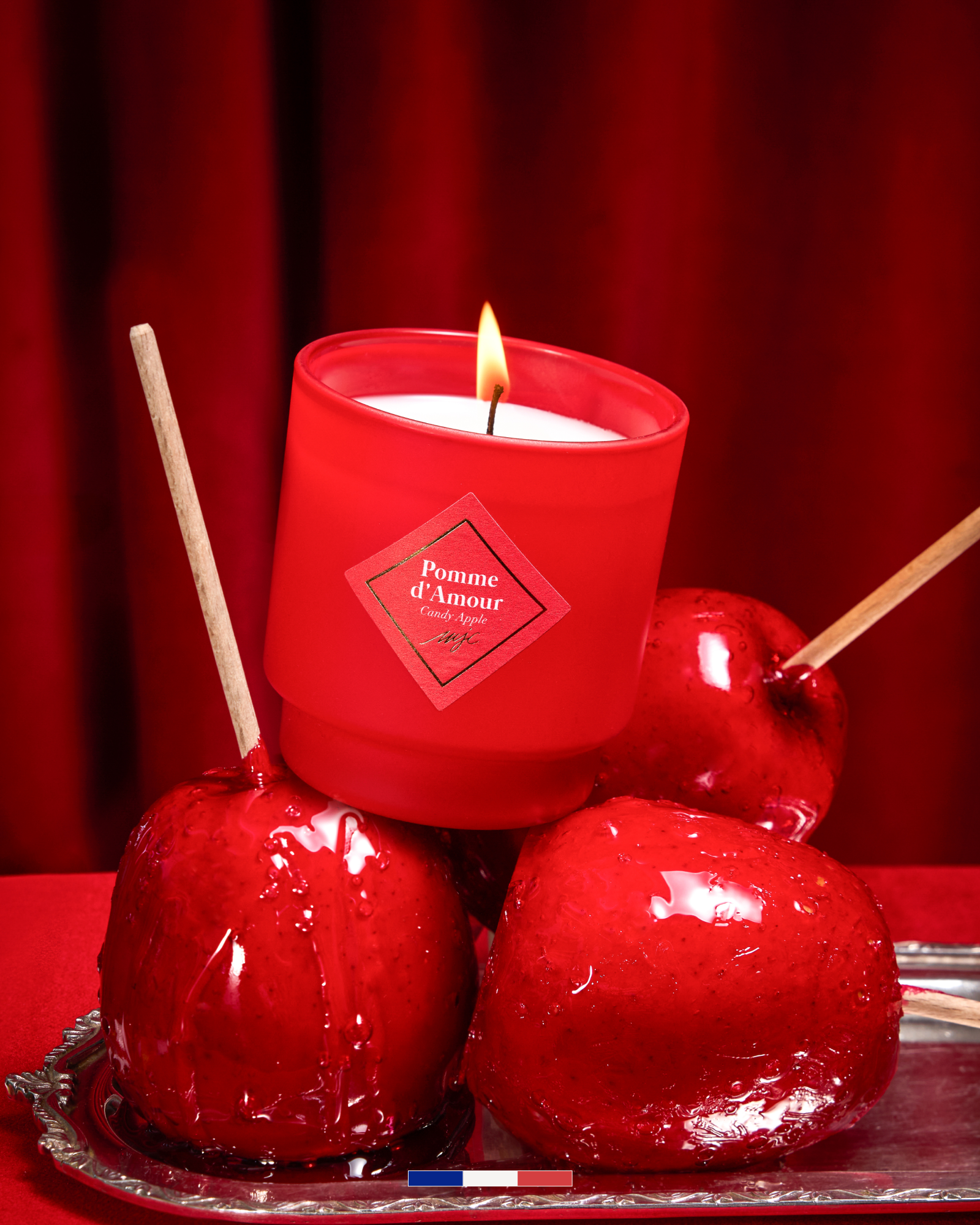 Vela de Manzana de caramelo
