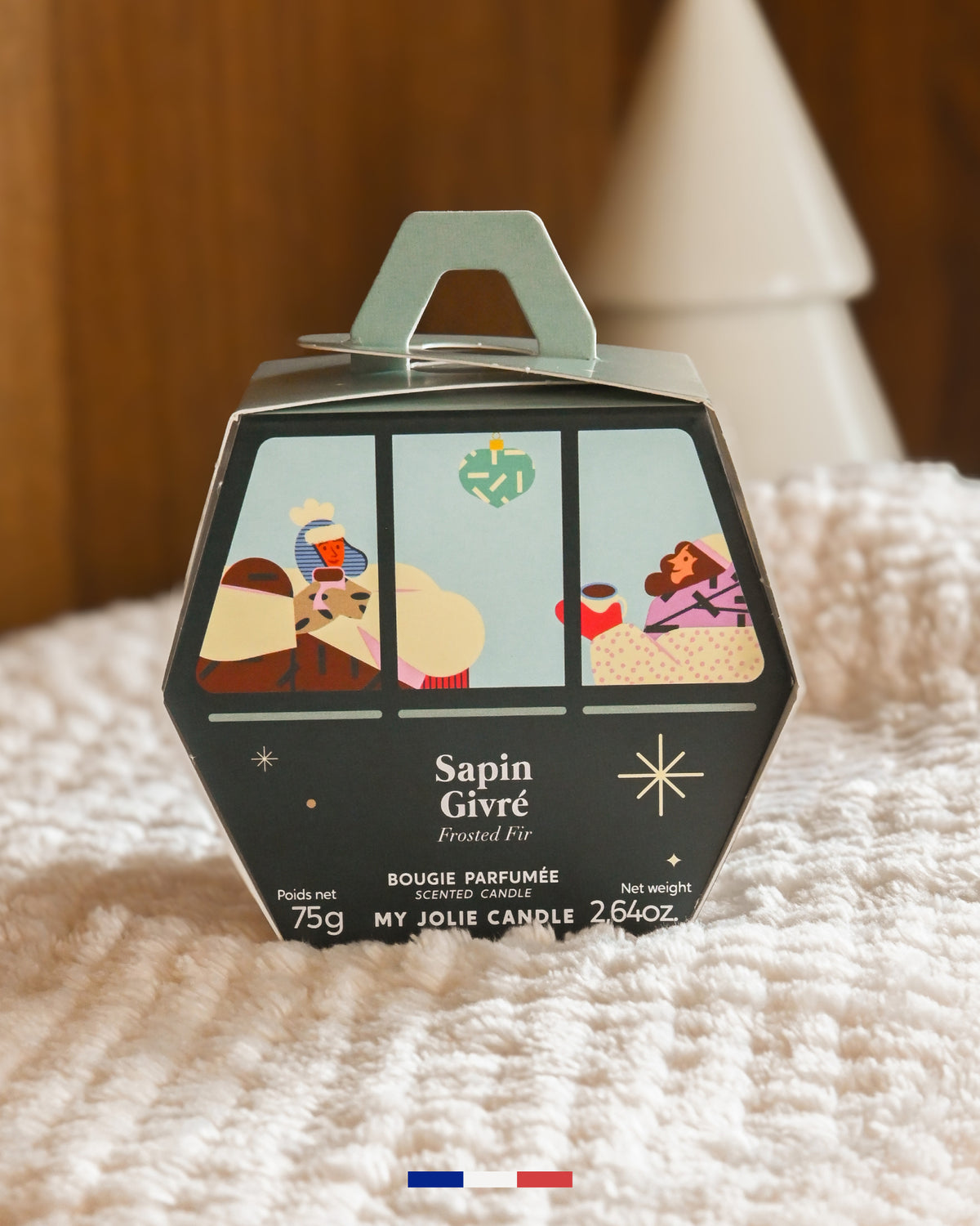 Vela pequeña Abeto Escarchado