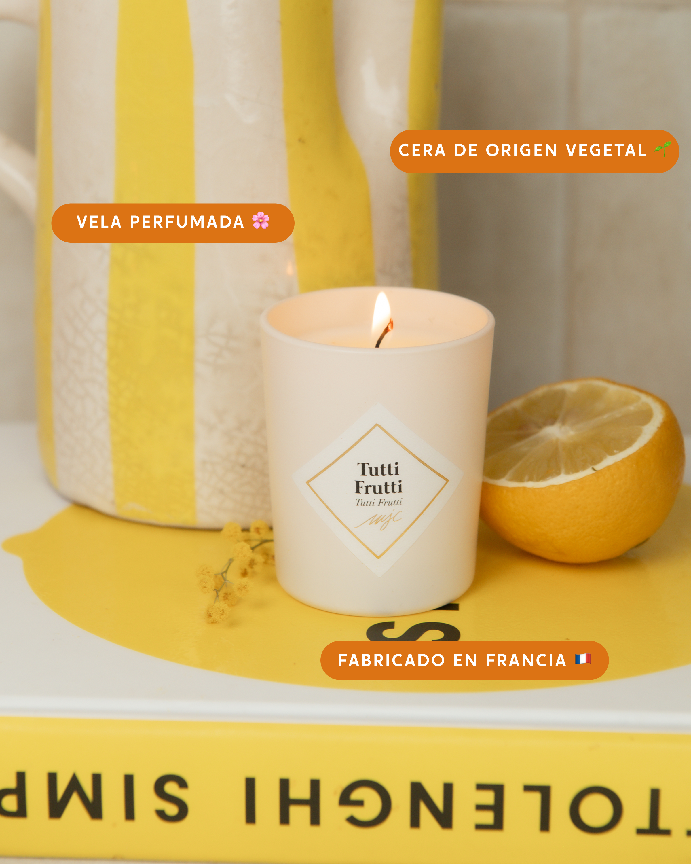 Vela pequeña Tutti Frutti