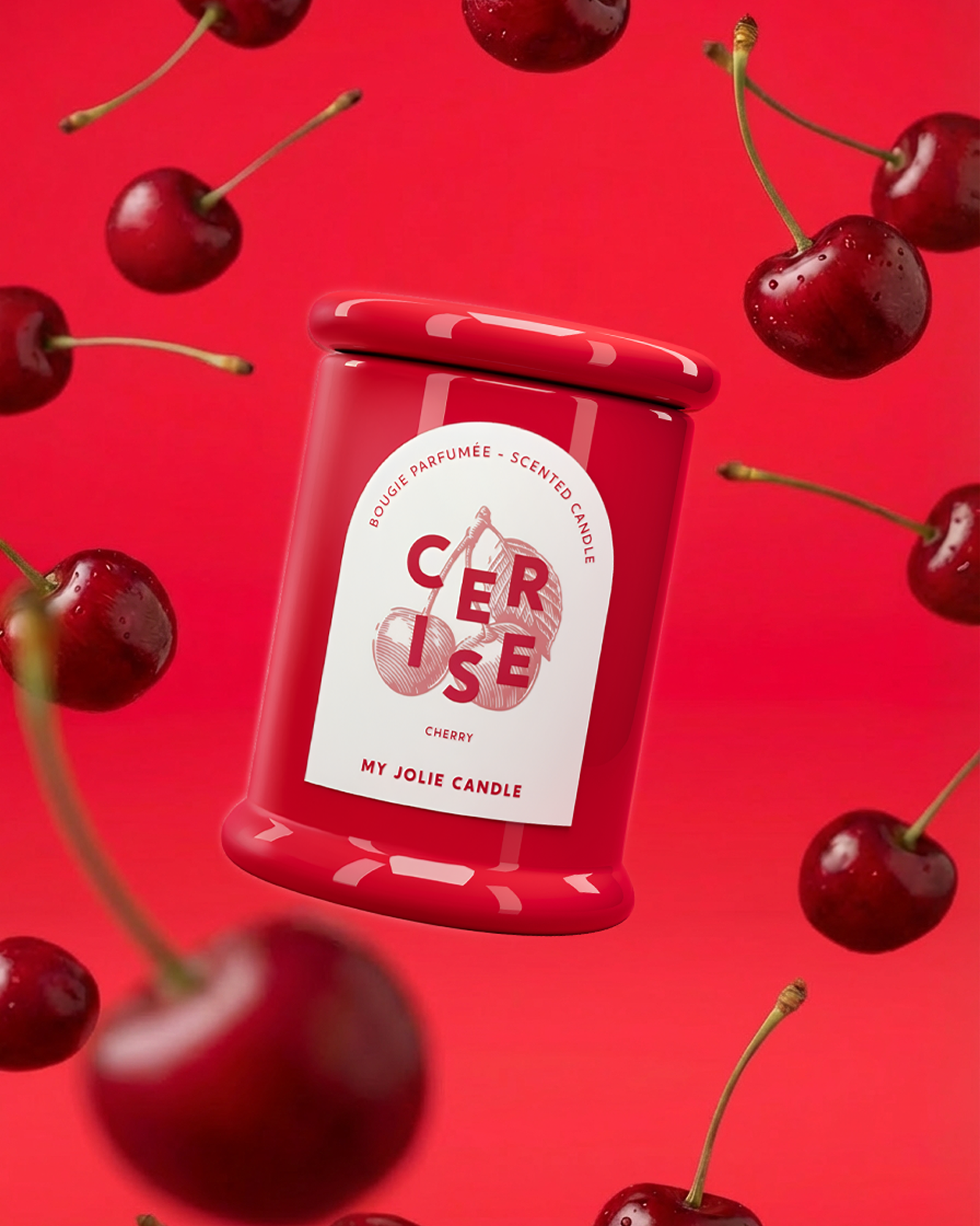 Vela perfumada Cereza