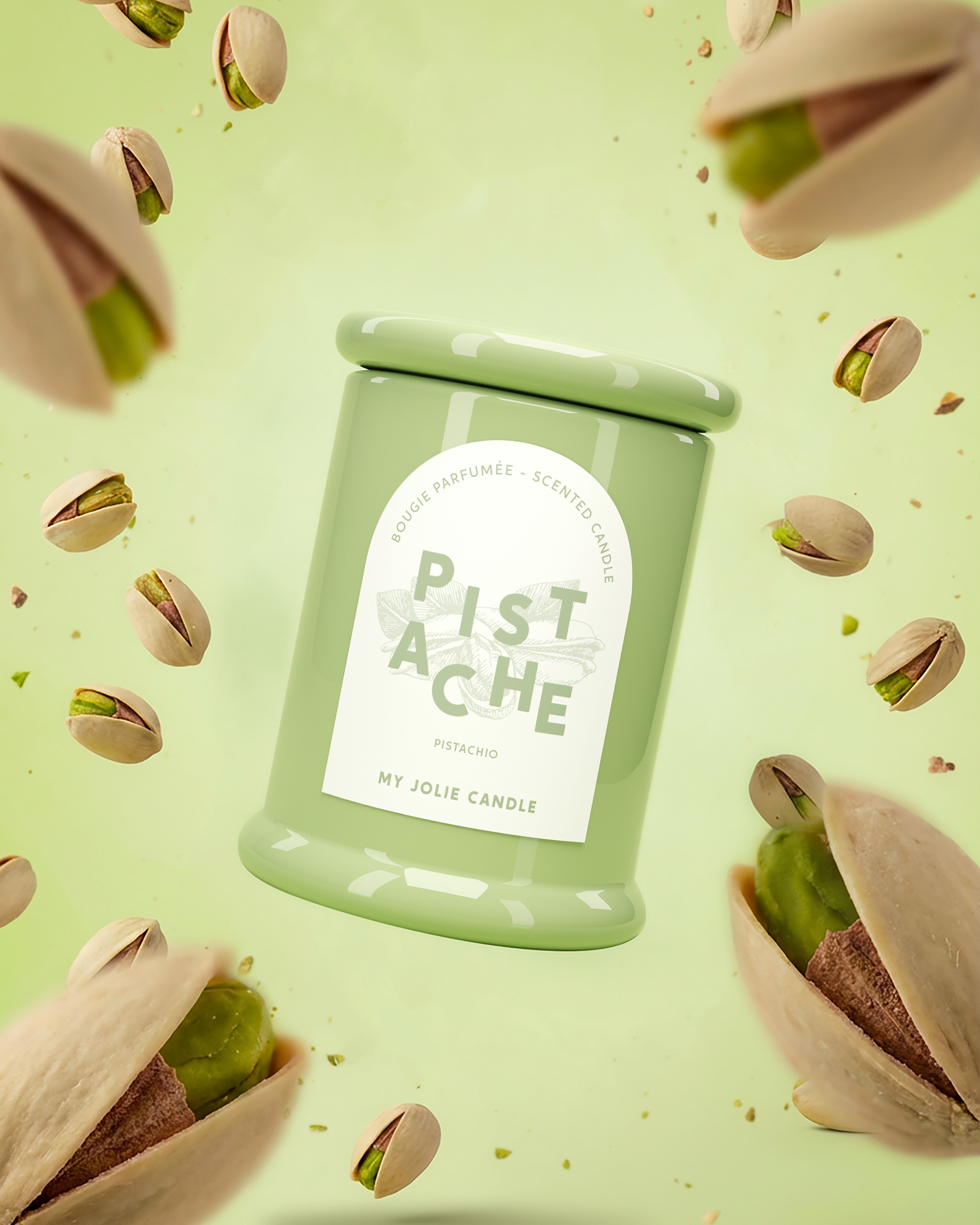 Vela perfumada Pistacho