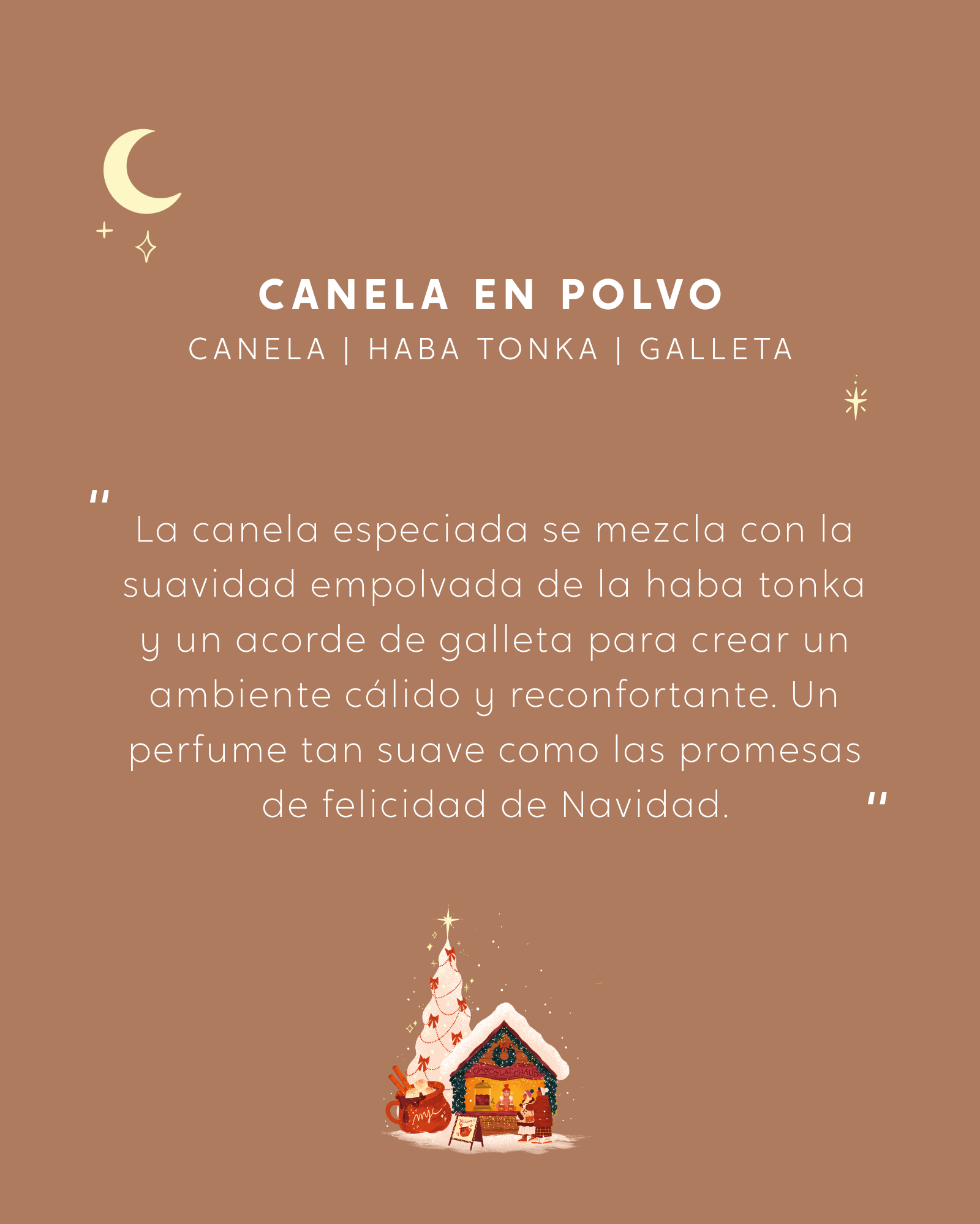 Vela Grande Canela en Polvo