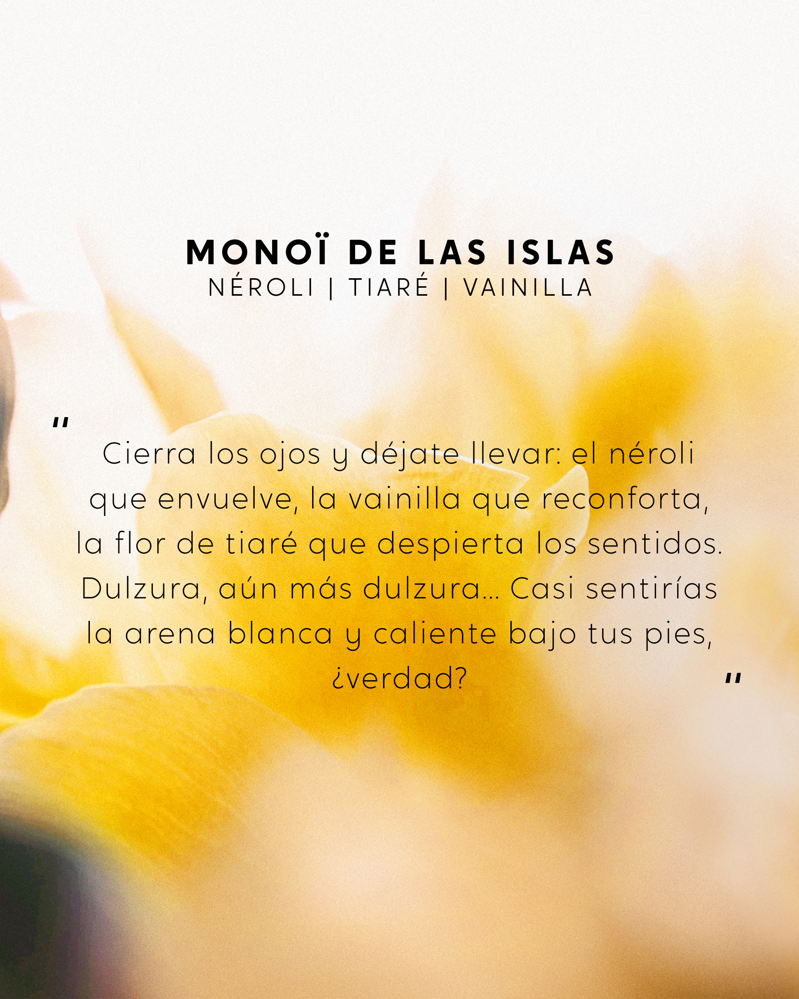 Vela con joya - Monoï de las Islas