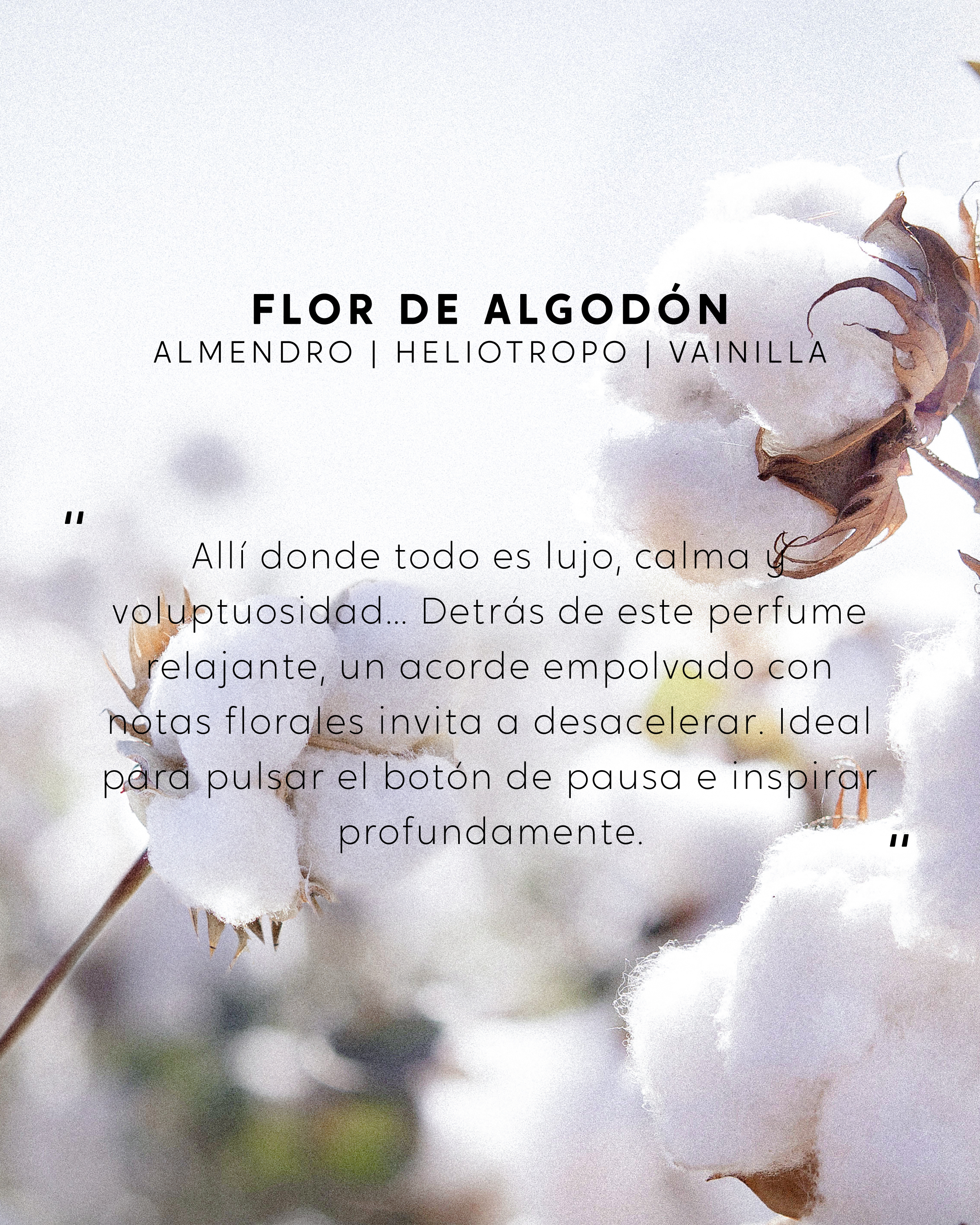 Vela grande Flor de Algodón