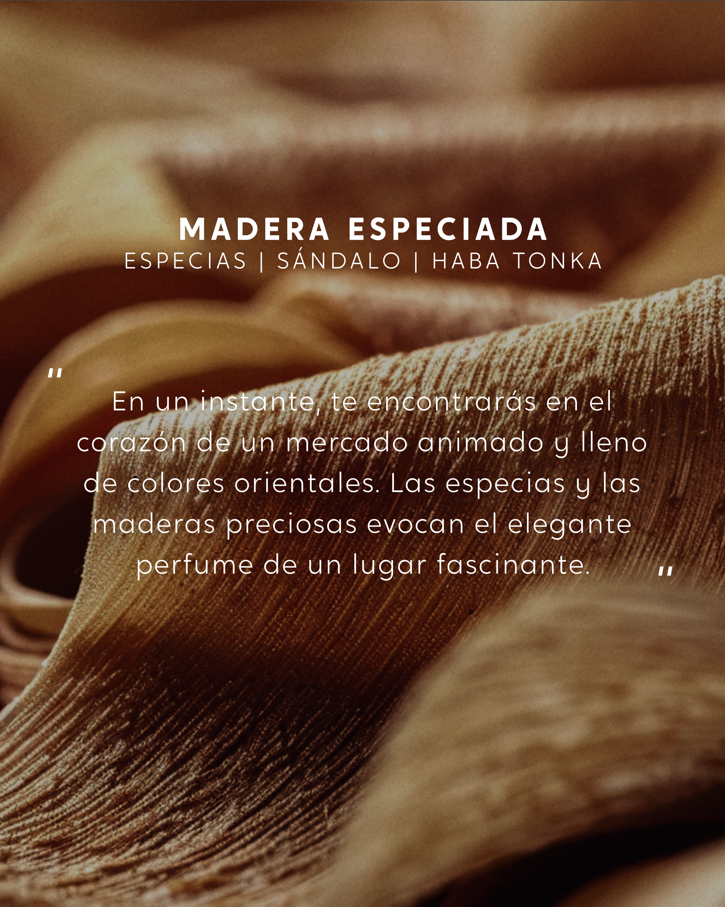 Vela Madera Especiada